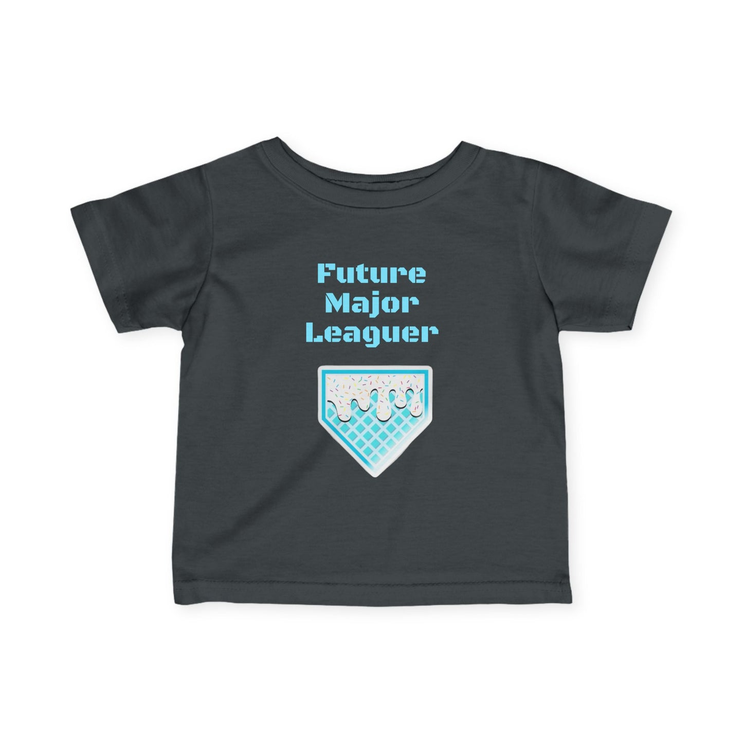 Future Major Leaguer Infant Tee - Adorable Baby Shirt, Gift for Sports Fans, Baby Shower, Little Athlete, Toddler Casual Wear