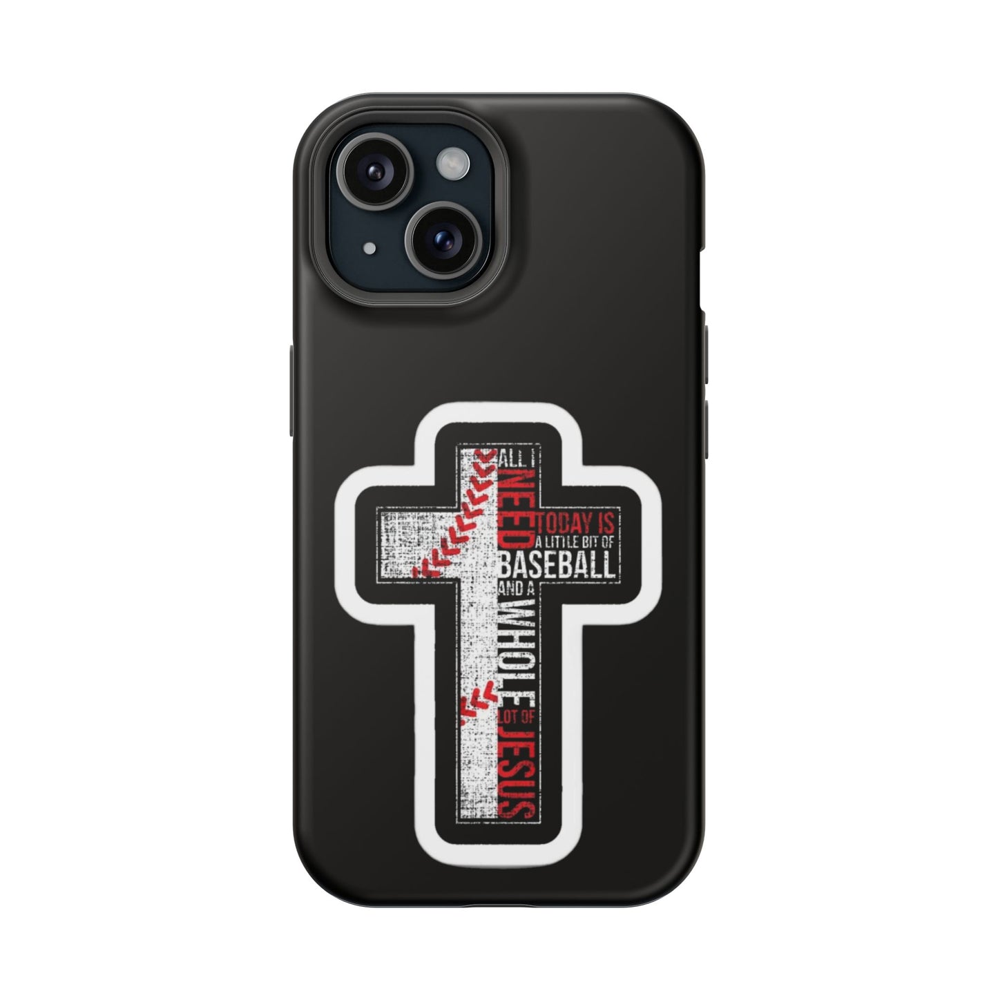 Baseball-themed Phone Case, Religious Cell Phone Cover, Impact-Resistant Case for Sports Lovers, Christian Gifts, Durable Mobile Accessory