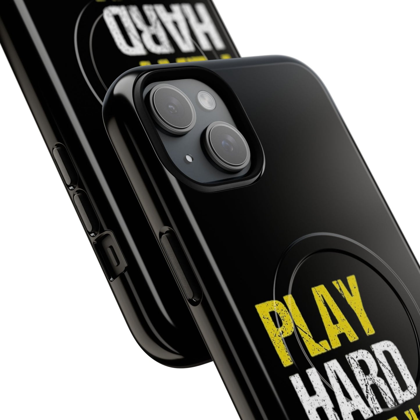 Tough Magnetic Phone Case, Play Hard Pray Harder, Durable Protection, Gifts for Gamers, Sports Enthusiasts, Everyday Use