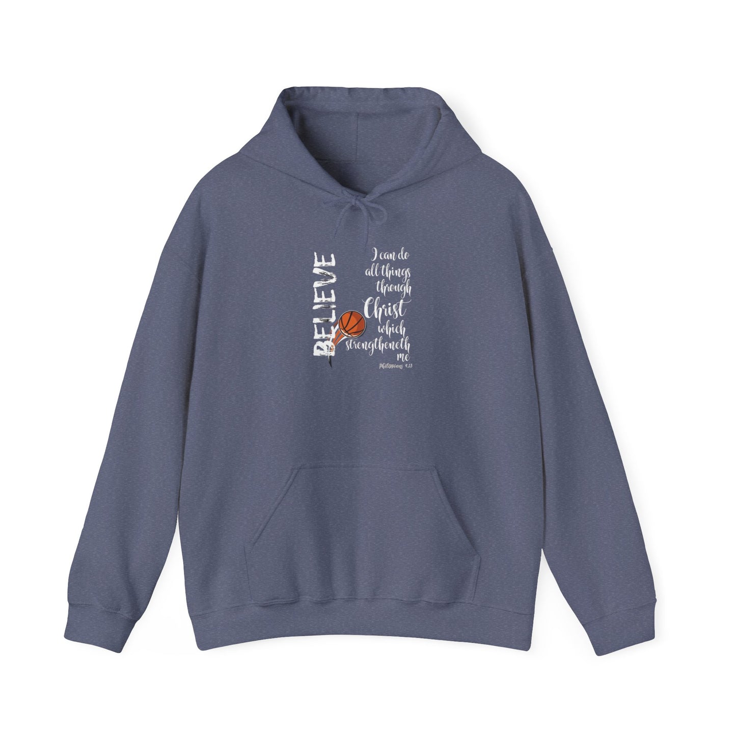 Inspirational Hooded Sweatshirt: Believe in Yourself, Unisex Sweatshirt, Motivational Apparel, Gift for Encouragement, Cozy Hoodie