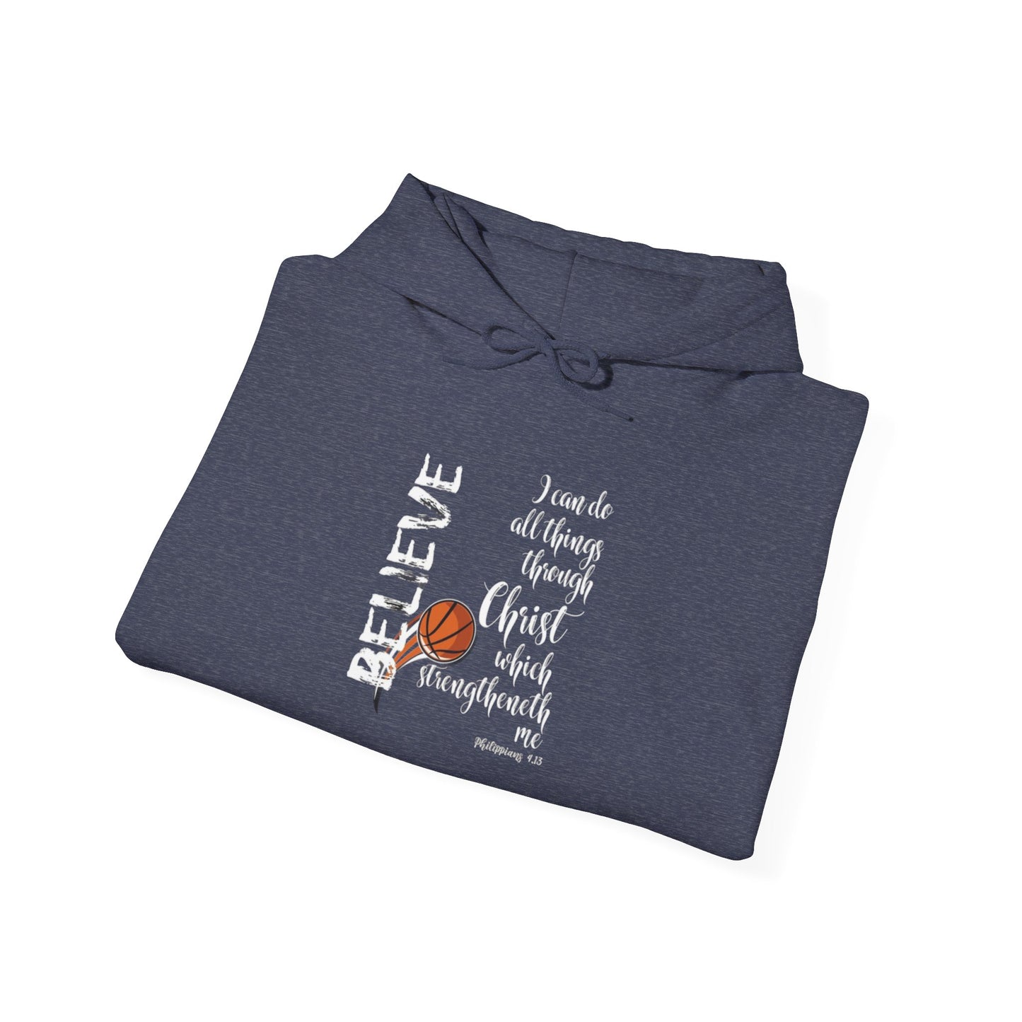 Inspirational Hooded Sweatshirt: Believe in Yourself, Unisex Sweatshirt, Motivational Apparel, Gift for Encouragement, Cozy Hoodie