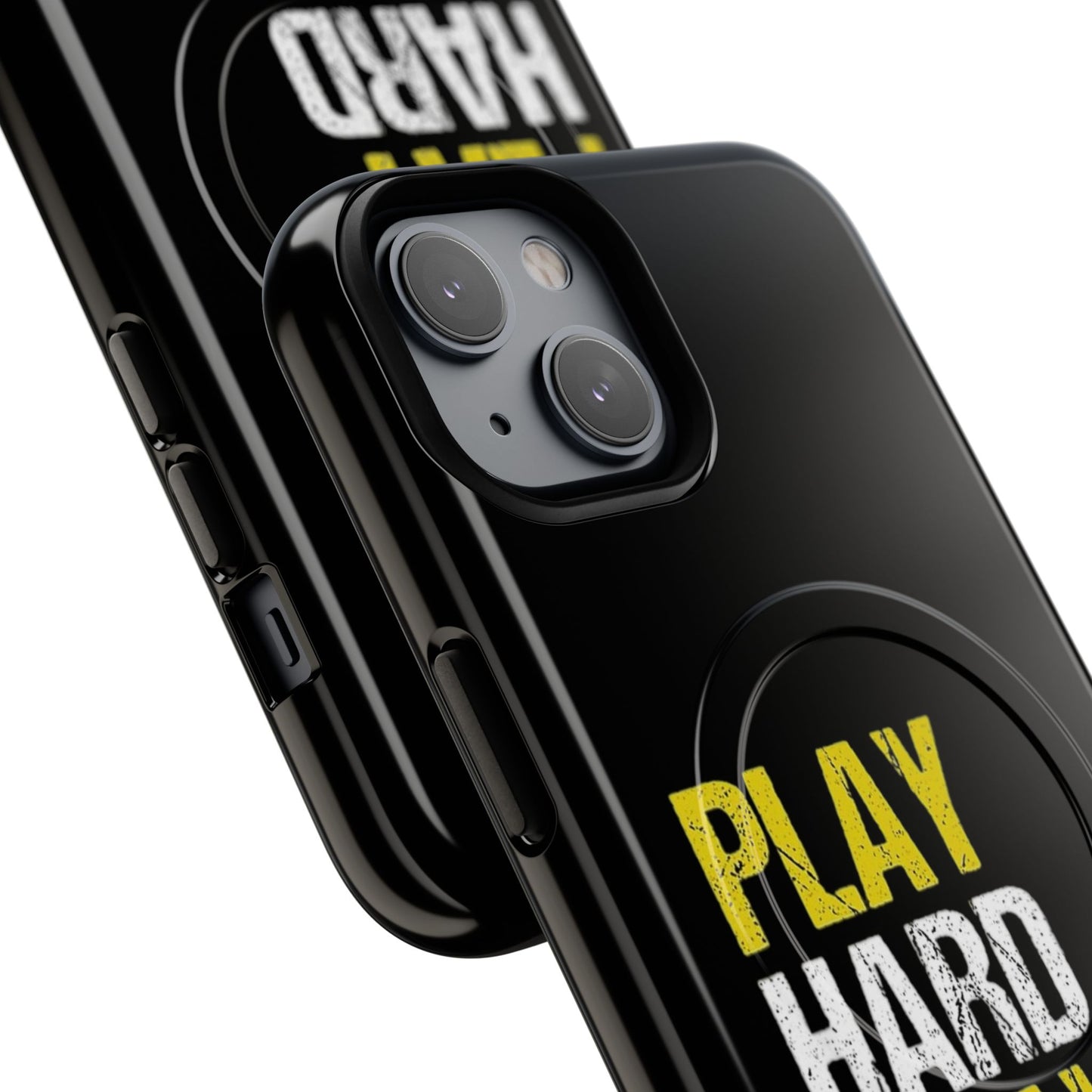Tough Magnetic Phone Case, Play Hard Pray Harder, Durable Protection, Gifts for Gamers, Sports Enthusiasts, Everyday Use