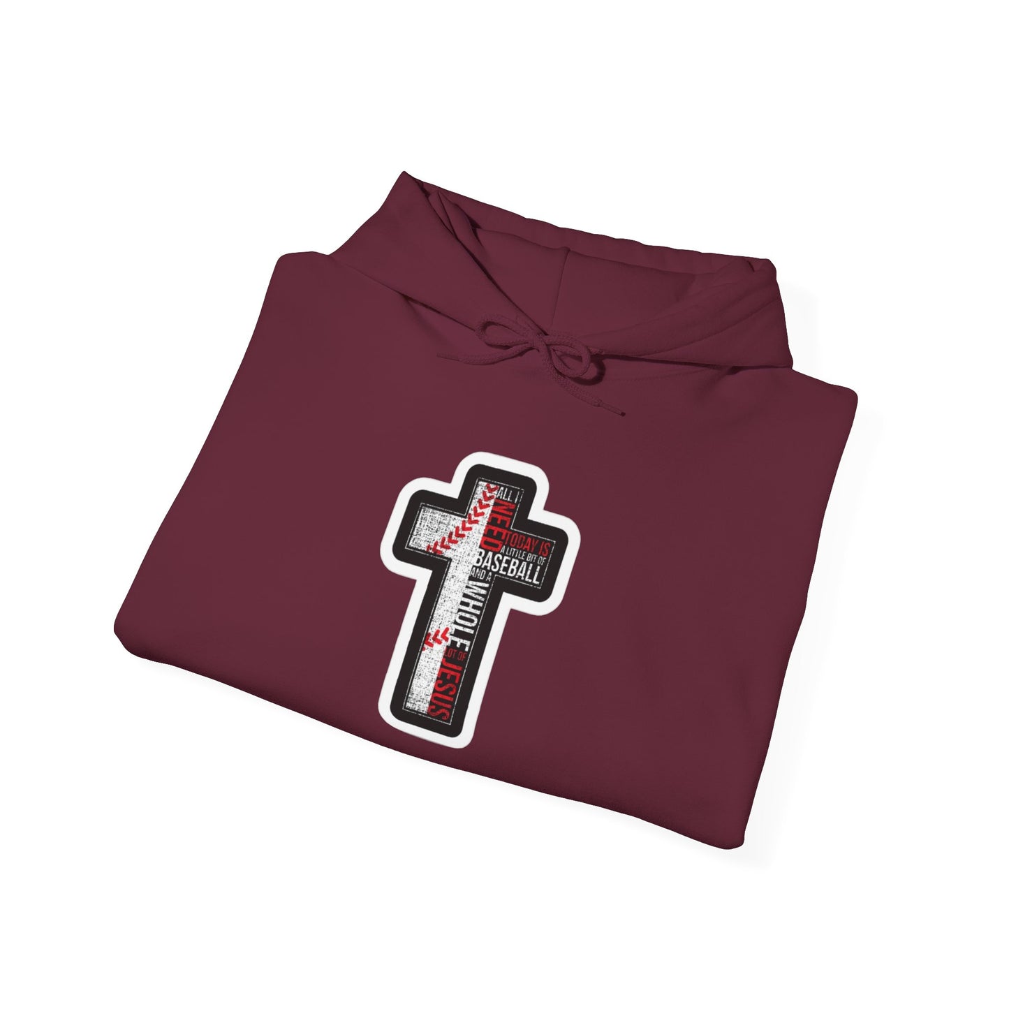 Christian Cross Sweatshirt | Comfortable Religious Apparel | Unisex Hoodie for Faith, Worship, Gifts, and Everyday Wear