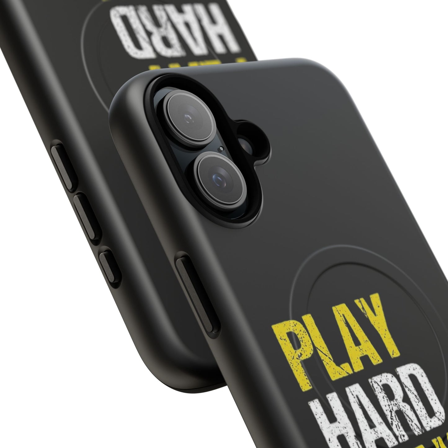 Tough Magnetic Phone Case, Play Hard Pray Harder, Durable Protection, Gifts for Gamers, Sports Enthusiasts, Everyday Use