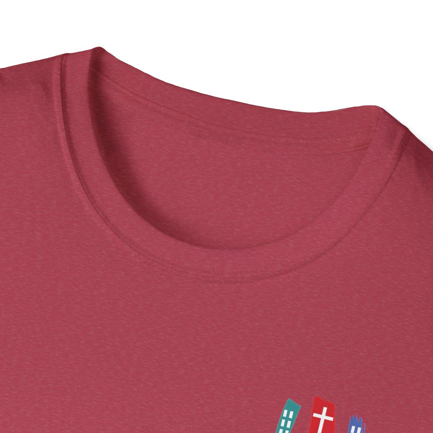 Baseball Heart T-Shirt | Unisex Softstyle Tee, Gift for Sports Lovers, Father's Day, Baseball Fans, Summer Style