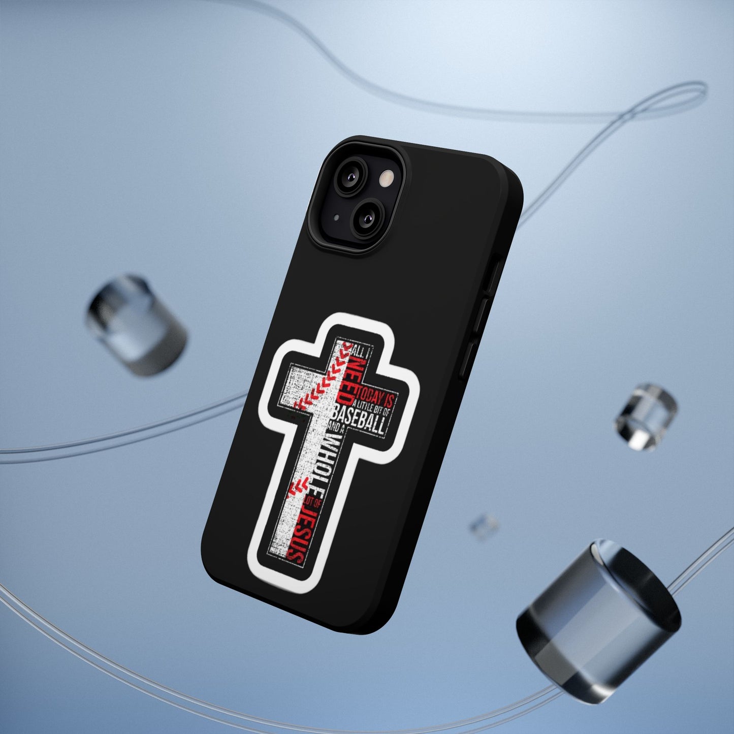 Baseball-themed Phone Case, Religious Cell Phone Cover, Impact-Resistant Case for Sports Lovers, Christian Gifts, Durable Mobile Accessory