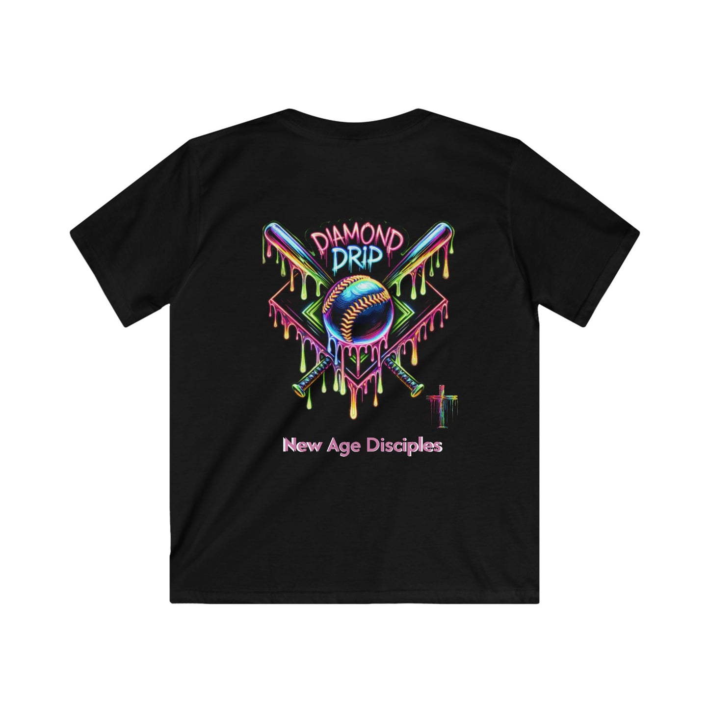 Youth Graphic Tee for Sporty Kids, Colorful Baseball Shirt, Playful T-Shirt for Birthday, Sports Team Apparel, Unique Gift for Kids