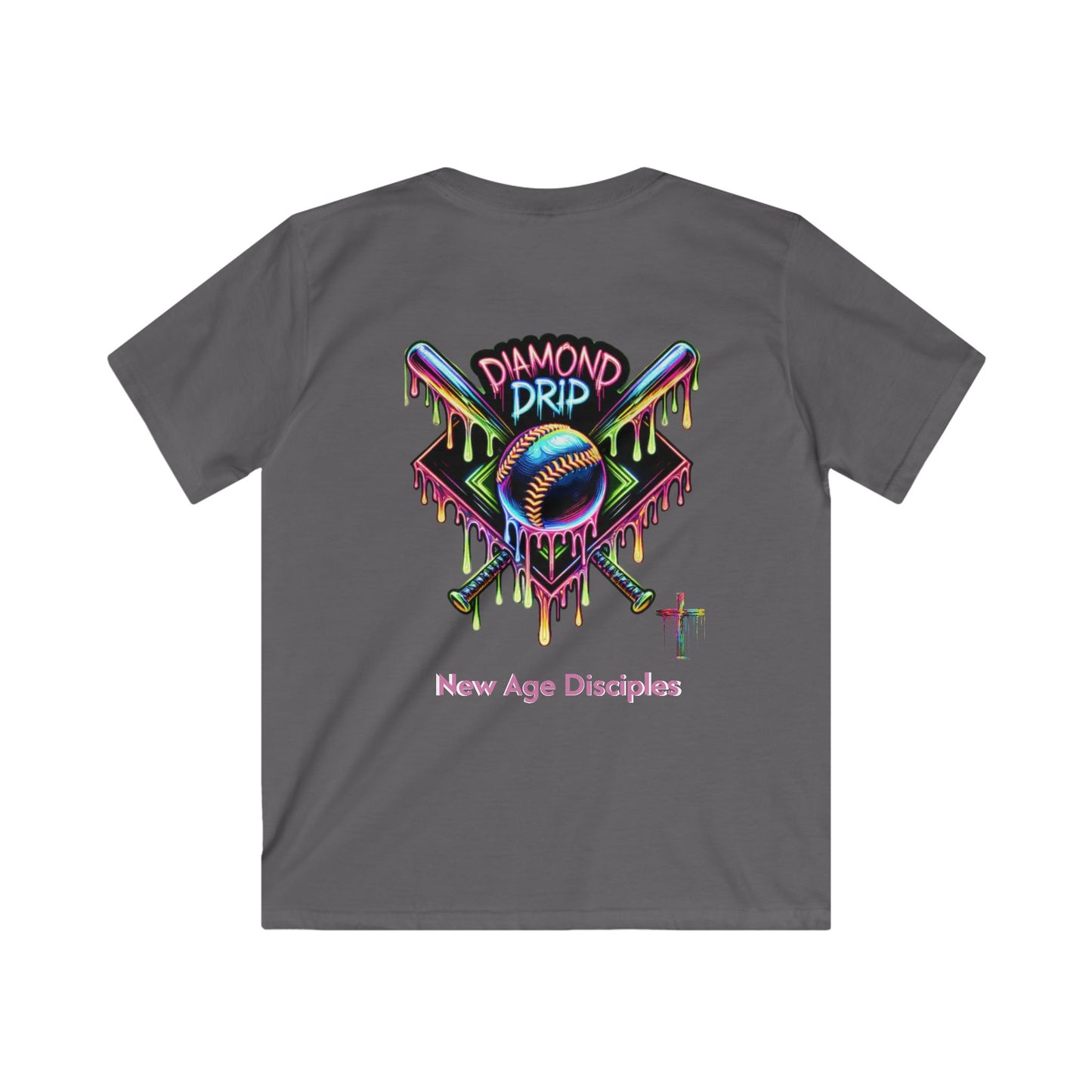 Youth Graphic Tee for Sporty Kids, Colorful Baseball Shirt, Playful T-Shirt for Birthday, Sports Team Apparel, Unique Gift for Kids