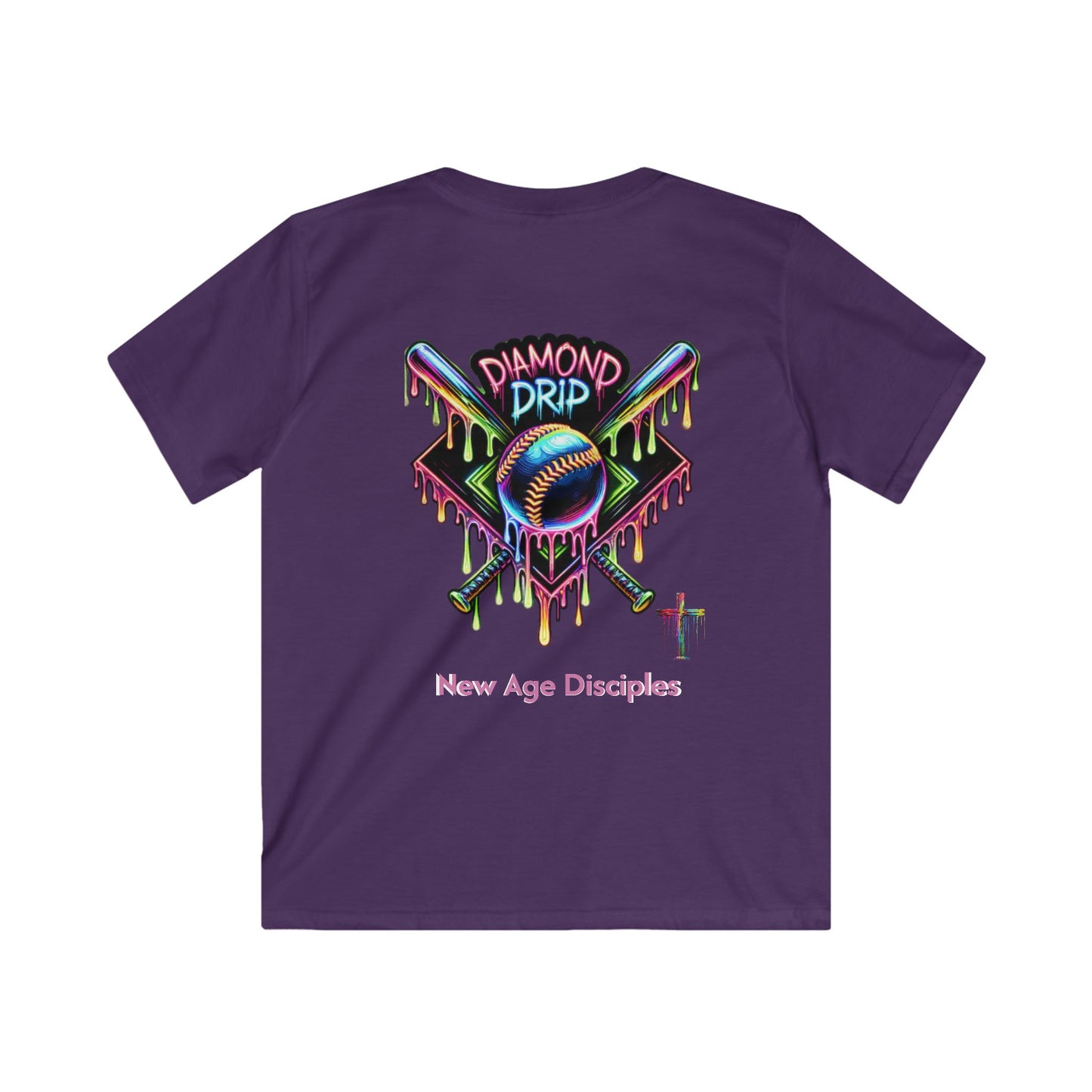 Youth Graphic Tee for Sporty Kids, Colorful Baseball Shirt, Playful T-Shirt for Birthday, Sports Team Apparel, Unique Gift for Kids