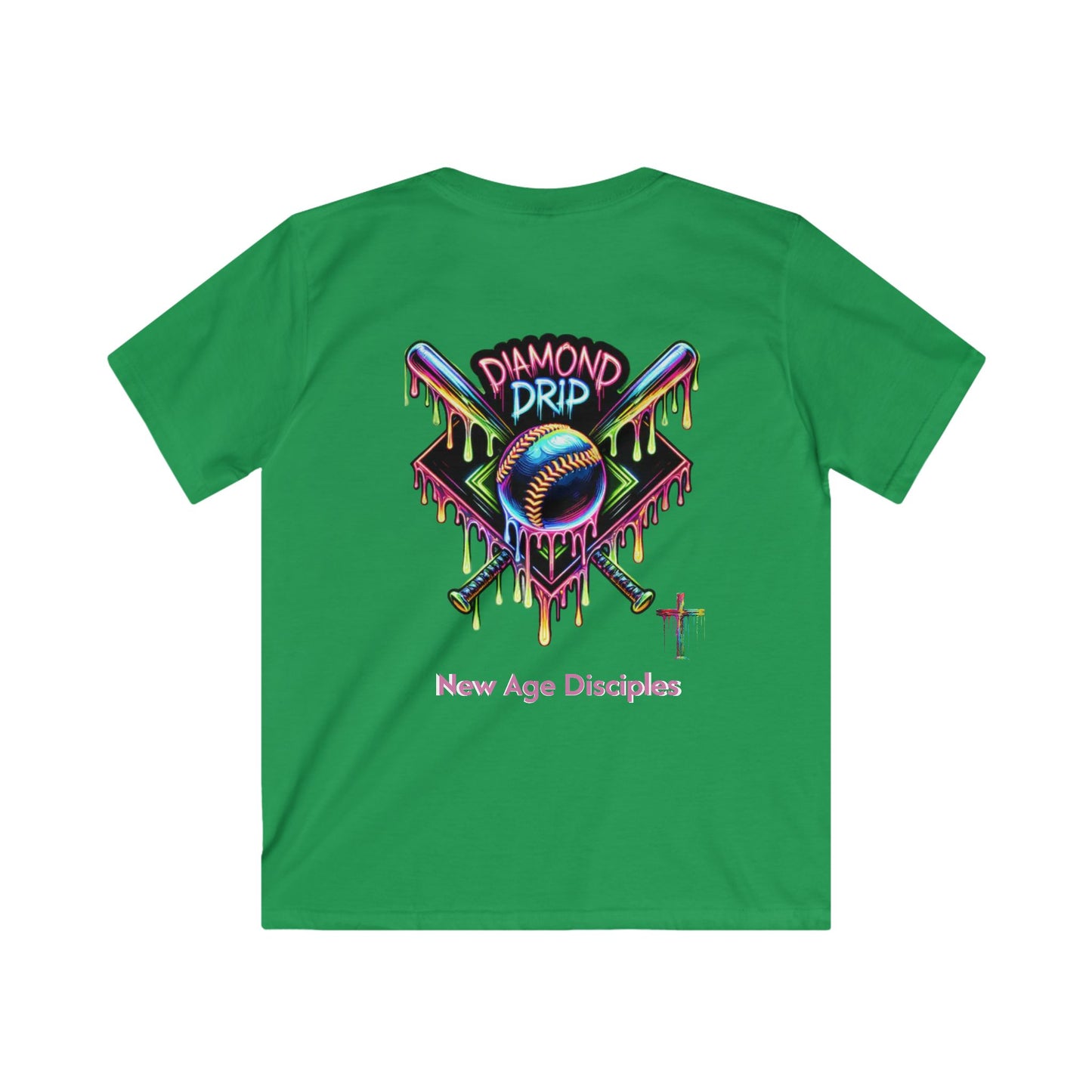 Youth Graphic Tee for Sporty Kids, Colorful Baseball Shirt, Playful T-Shirt for Birthday, Sports Team Apparel, Unique Gift for Kids