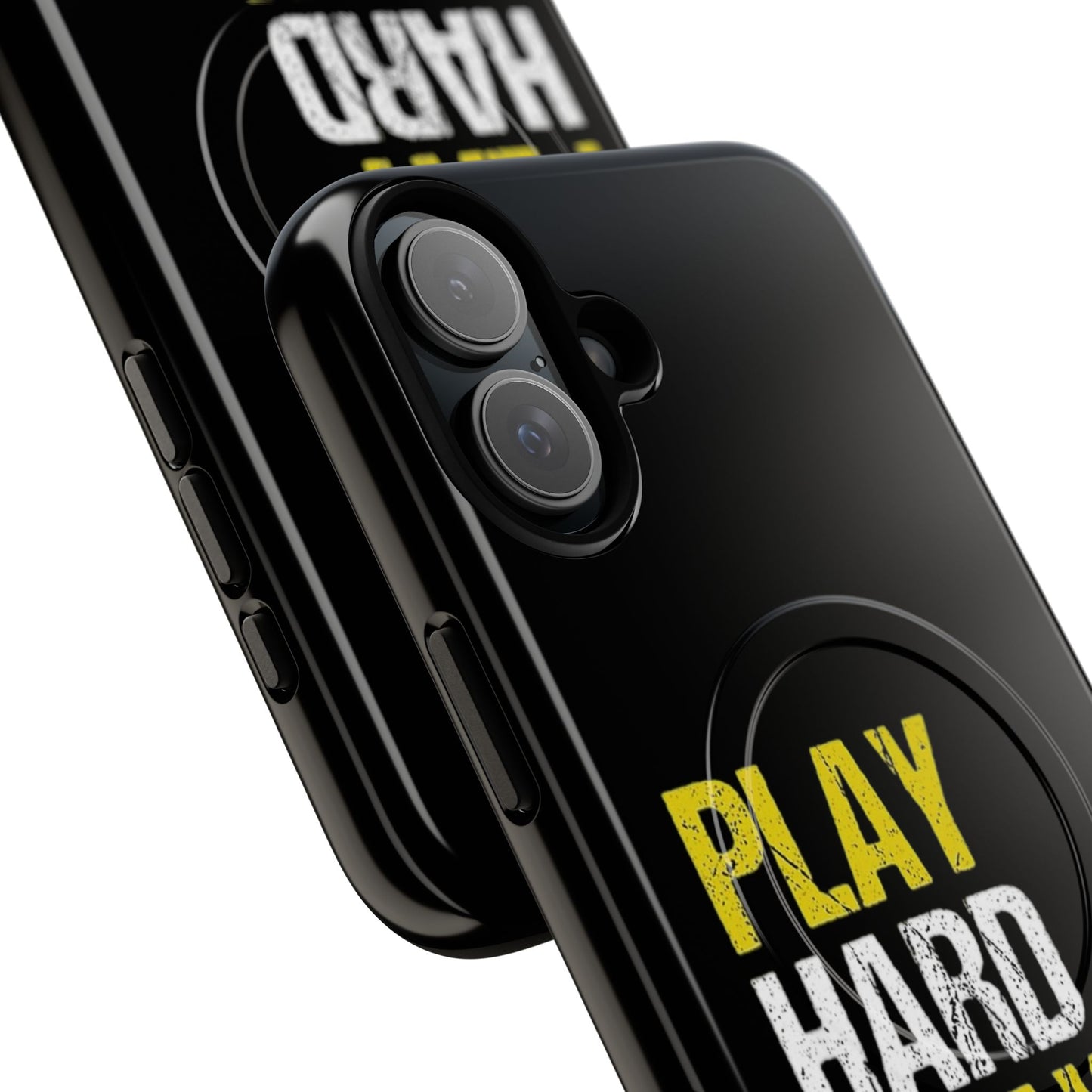Tough Magnetic Phone Case, Play Hard Pray Harder, Durable Protection, Gifts for Gamers, Sports Enthusiasts, Everyday Use