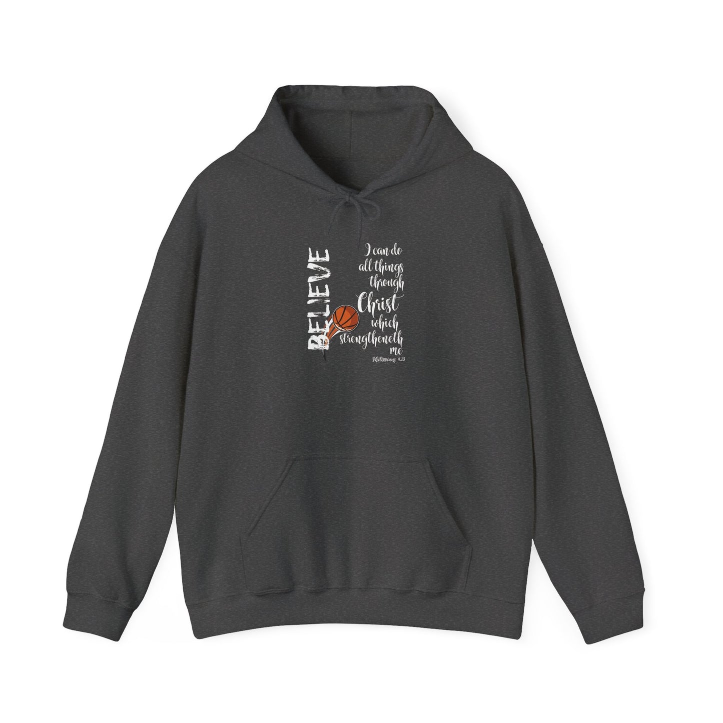 Inspirational Hooded Sweatshirt: Believe in Yourself, Unisex Sweatshirt, Motivational Apparel, Gift for Encouragement, Cozy Hoodie