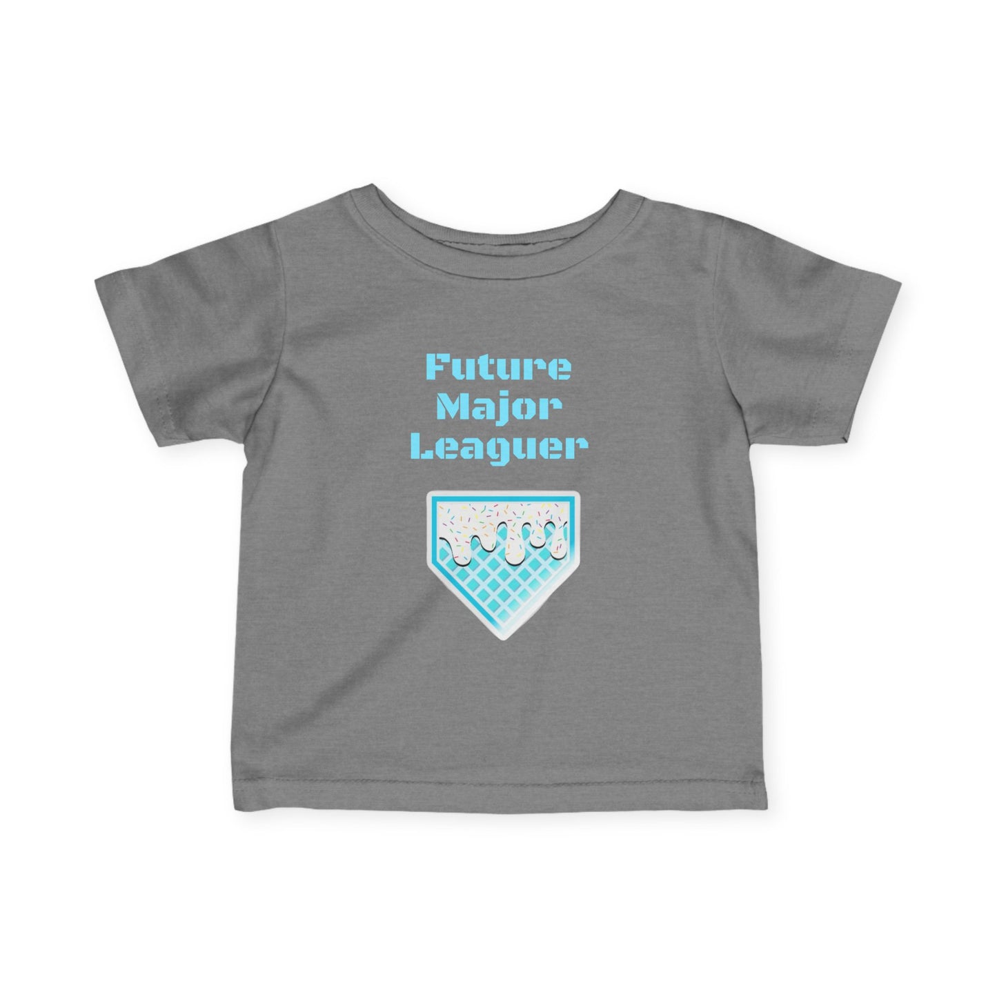 Future Major Leaguer Infant Tee - Adorable Baby Shirt, Gift for Sports Fans, Baby Shower, Little Athlete, Toddler Casual Wear