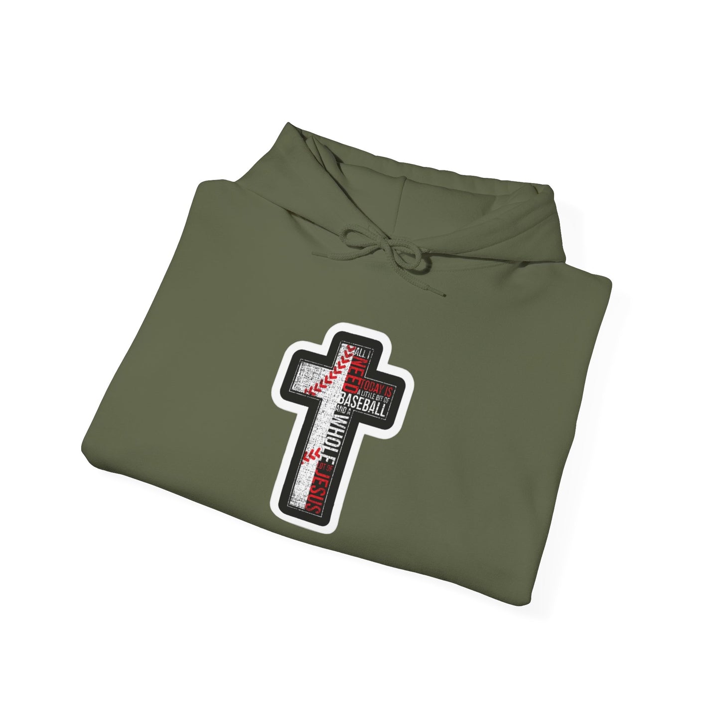 Christian Cross Sweatshirt | Comfortable Religious Apparel | Unisex Hoodie for Faith, Worship, Gifts, and Everyday Wear
