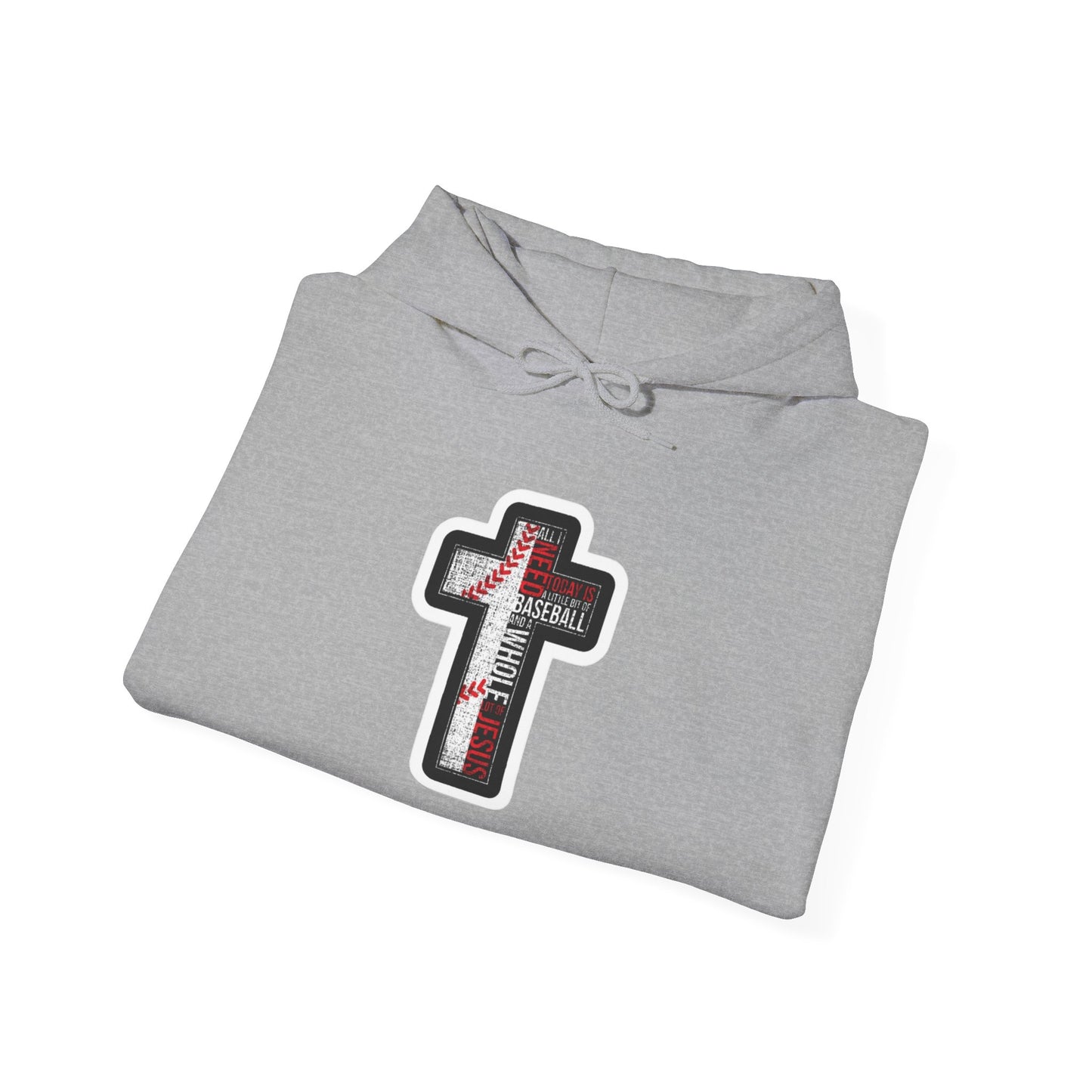 Christian Cross Sweatshirt | Comfortable Religious Apparel | Unisex Hoodie for Faith, Worship, Gifts, and Everyday Wear