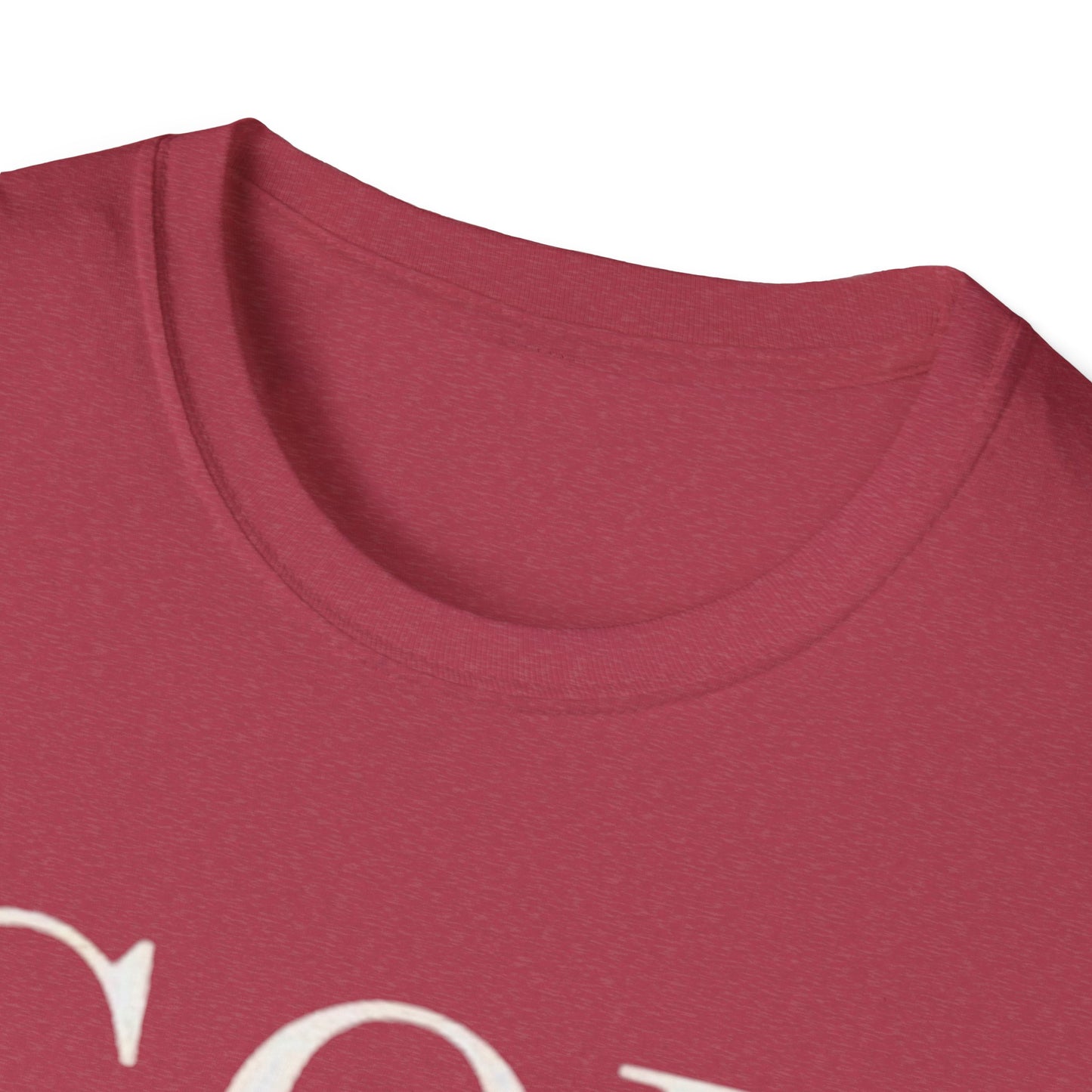 God Family Football Unisex Softstyle T-Shirt | Family Game Day Tee, Sporty Gift, Everyday Comfort, Fall Sportswear, Faith-Inspired Apparel