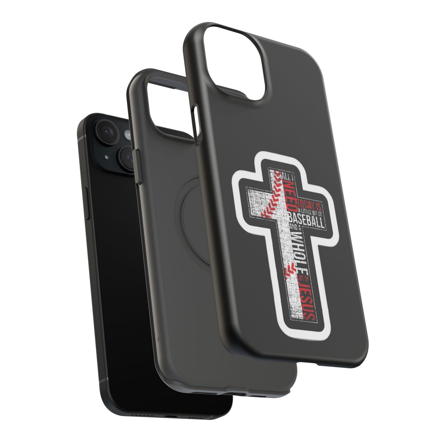 Baseball-themed Phone Case, Religious Cell Phone Cover, Impact-Resistant Case for Sports Lovers, Christian Gifts, Durable Mobile Accessory