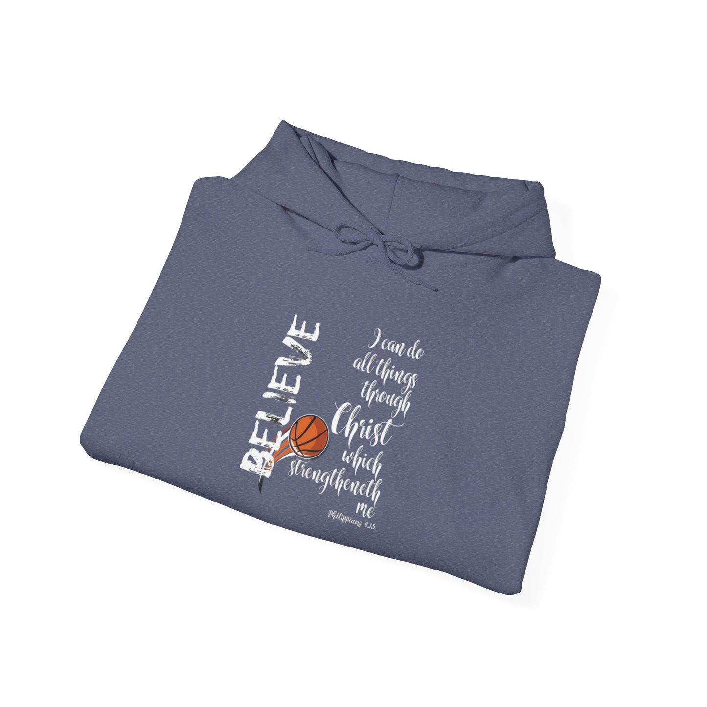 Inspirational Hooded Sweatshirt: Believe in Yourself, Unisex Sweatshirt, Motivational Apparel, Gift for Encouragement, Cozy Hoodie
