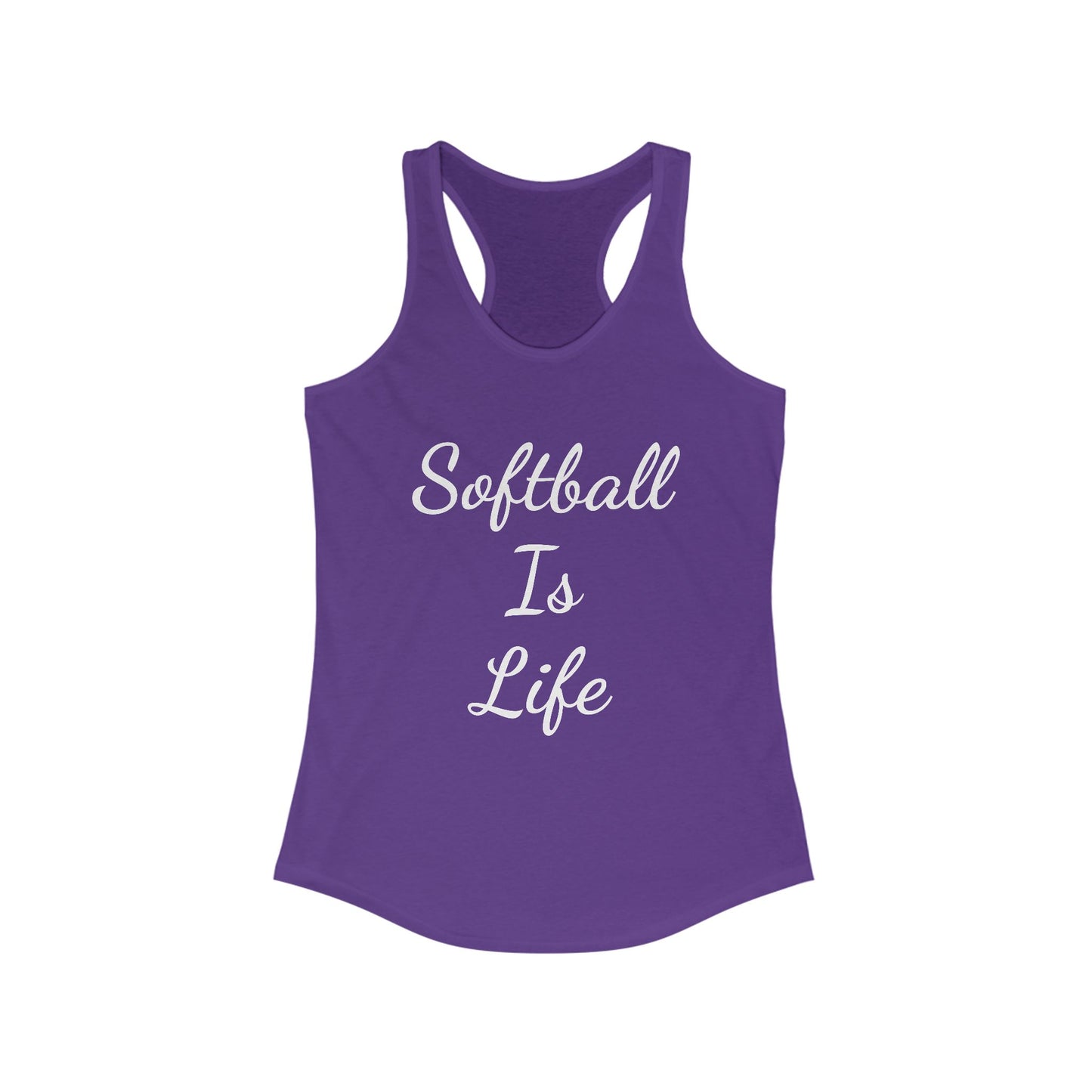 Women's Ideal Racerback Tank Top, Summer Fitness Top, Casual Workout Apparel, Gift for Her, Activewear