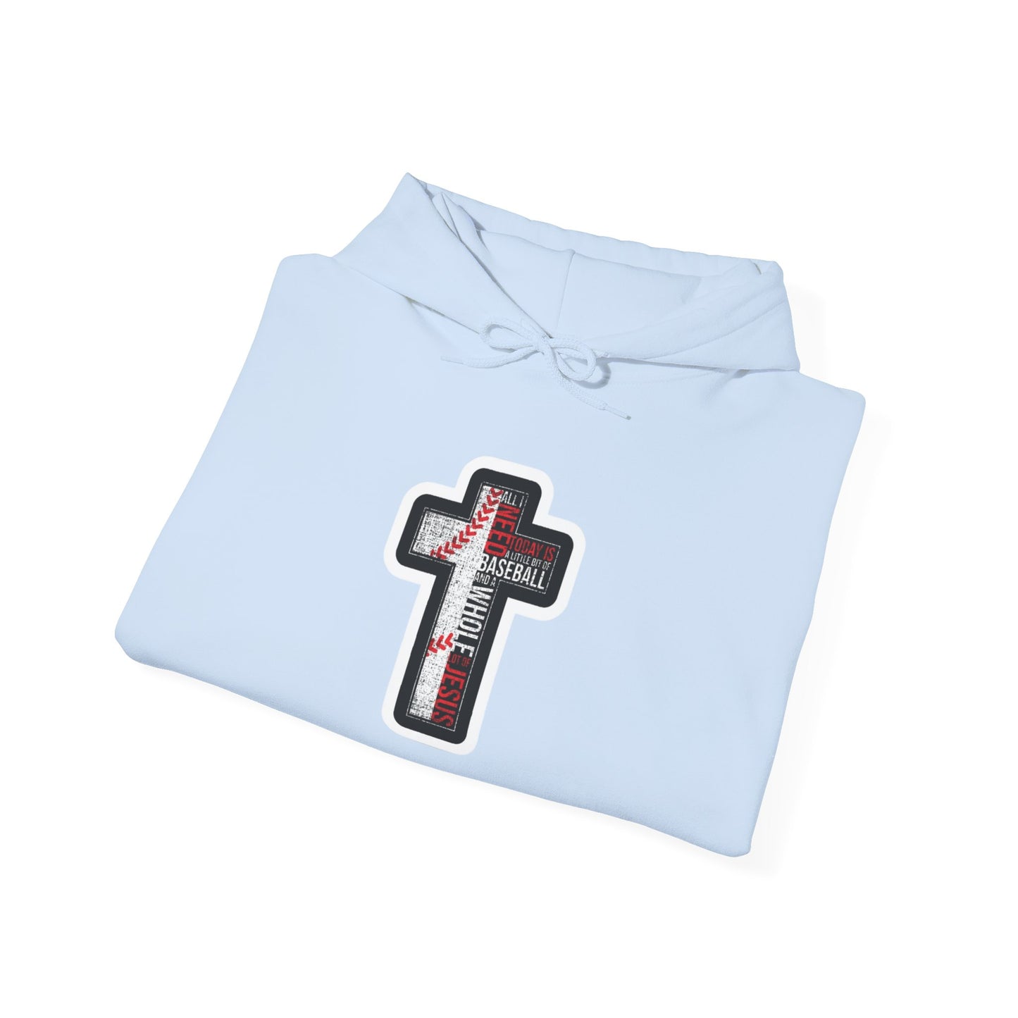 Christian Cross Sweatshirt | Comfortable Religious Apparel | Unisex Hoodie for Faith, Worship, Gifts, and Everyday Wear