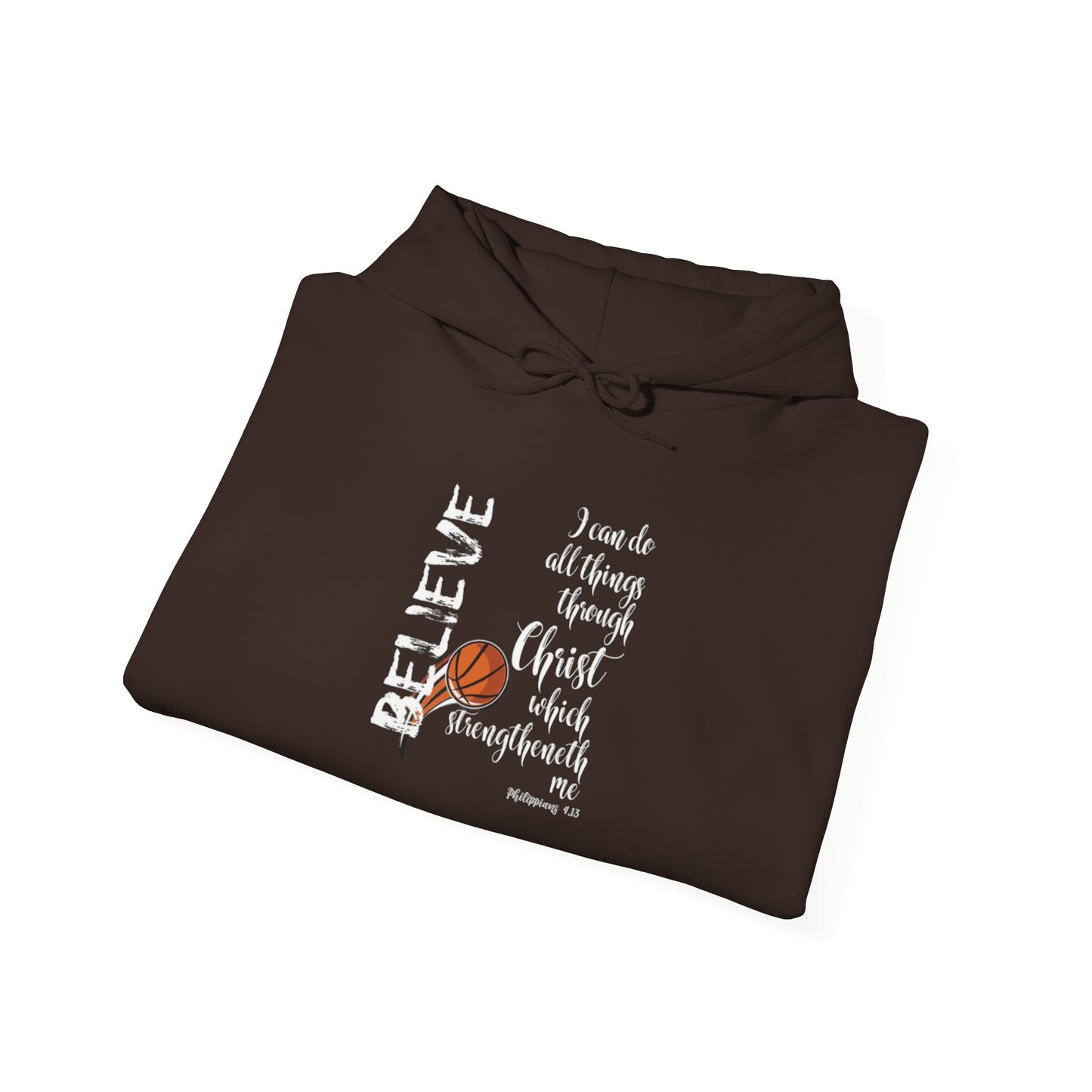 Inspirational Hooded Sweatshirt: Believe in Yourself, Unisex Sweatshirt, Motivational Apparel, Gift for Encouragement, Cozy Hoodie