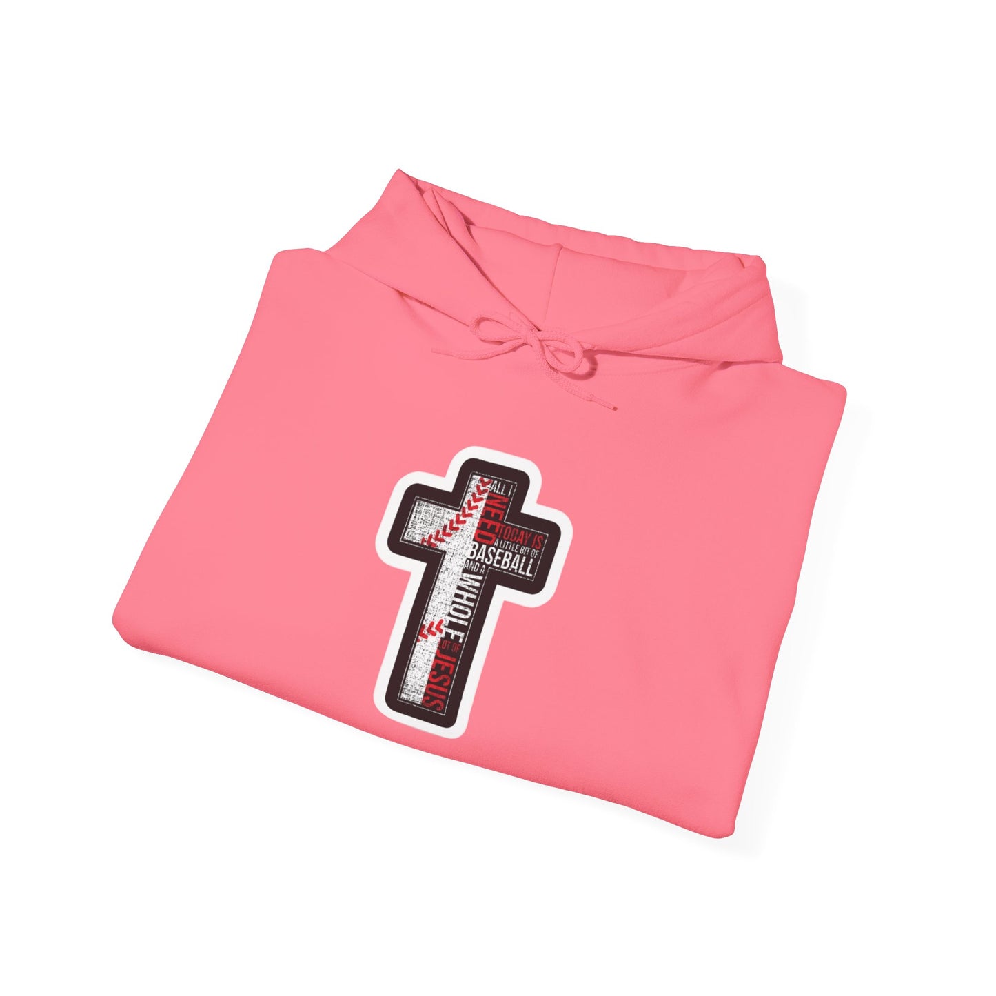 Christian Cross Sweatshirt | Comfortable Religious Apparel | Unisex Hoodie for Faith, Worship, Gifts, and Everyday Wear