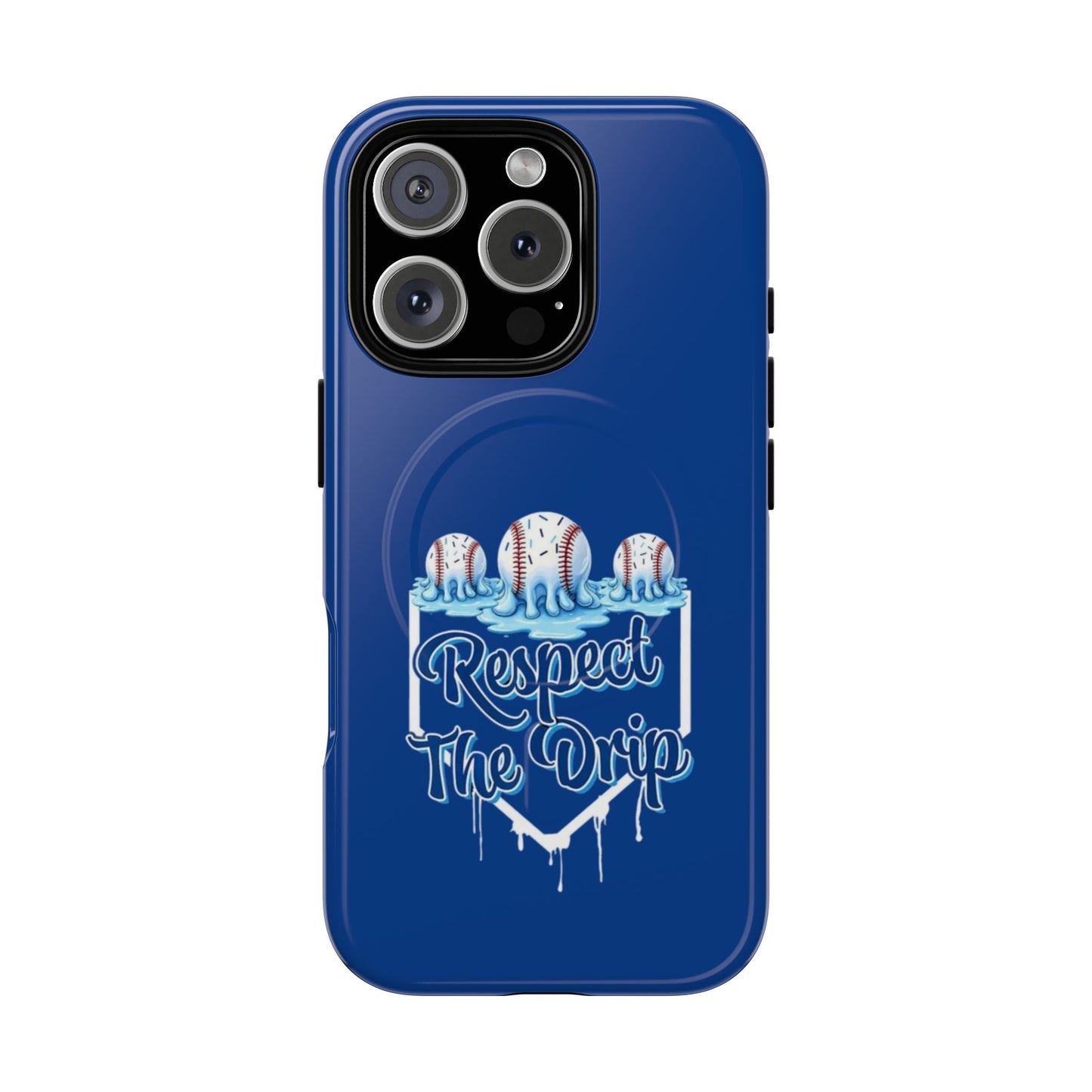 Tough Magnetic Phone Case - "Respect The Drip" Design, Stylish Protection, Gift for Phone Lovers, Cool Tech Accessory, Unique Birthday Gift