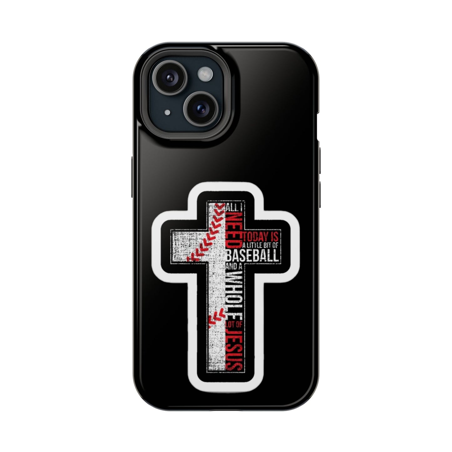 Baseball-themed Phone Case, Religious Cell Phone Cover, Impact-Resistant Case for Sports Lovers, Christian Gifts, Durable Mobile Accessory