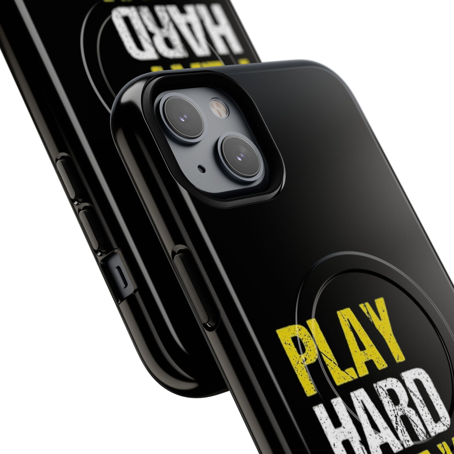Tough Magnetic Phone Case, Play Hard Pray Harder, Durable Protection, Gifts for Gamers, Sports Enthusiasts, Everyday Use