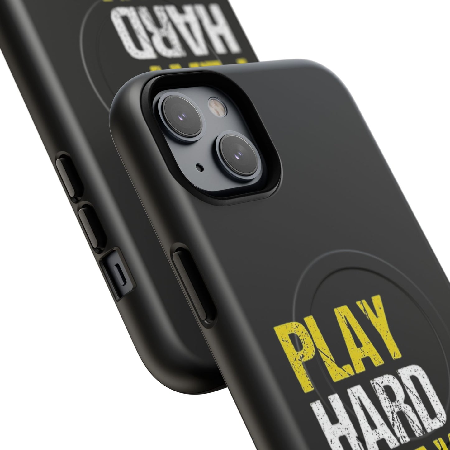 Tough Magnetic Phone Case, Play Hard Pray Harder, Durable Protection, Gifts for Gamers, Sports Enthusiasts, Everyday Use