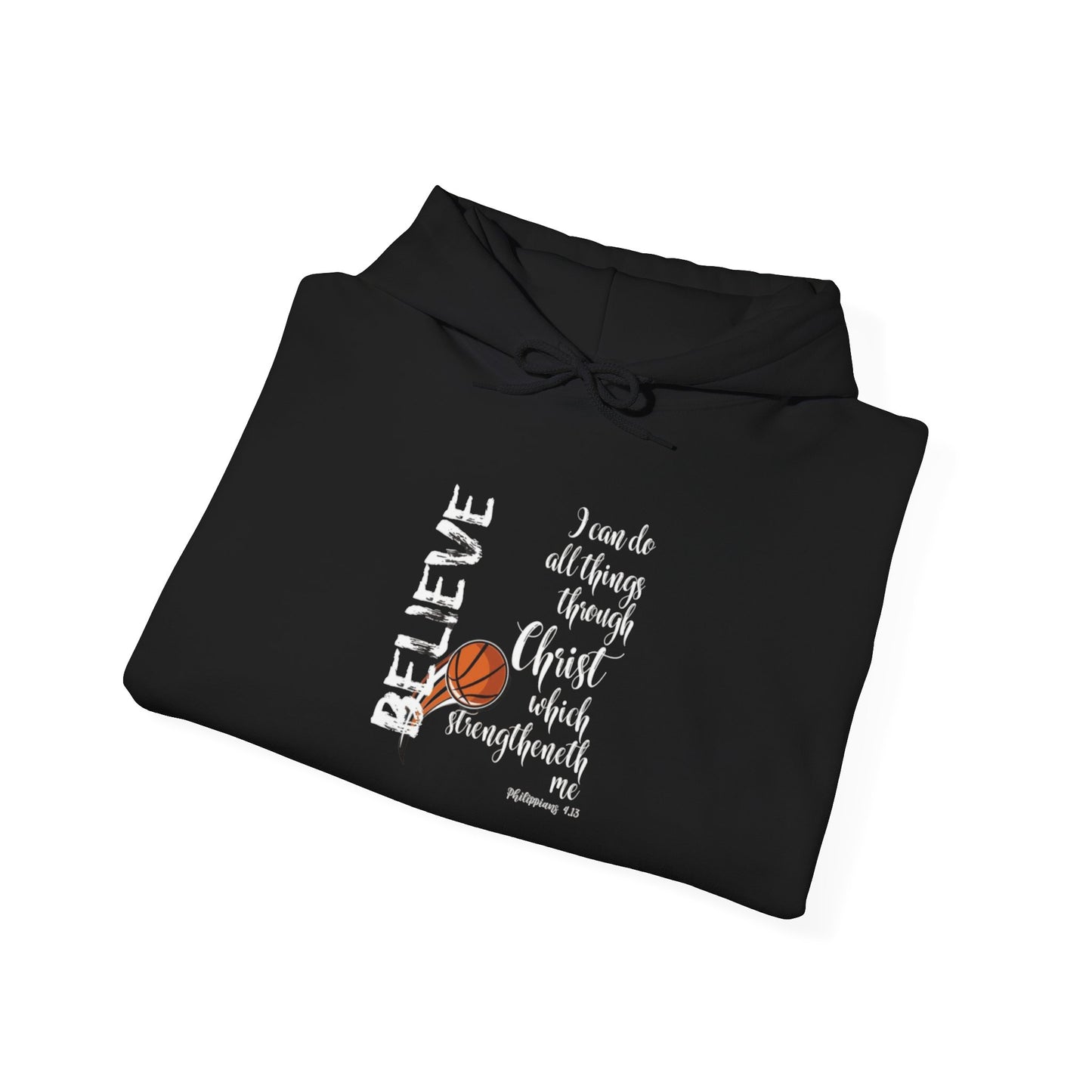 Inspirational Hooded Sweatshirt: Believe in Yourself, Unisex Sweatshirt, Motivational Apparel, Gift for Encouragement, Cozy Hoodie