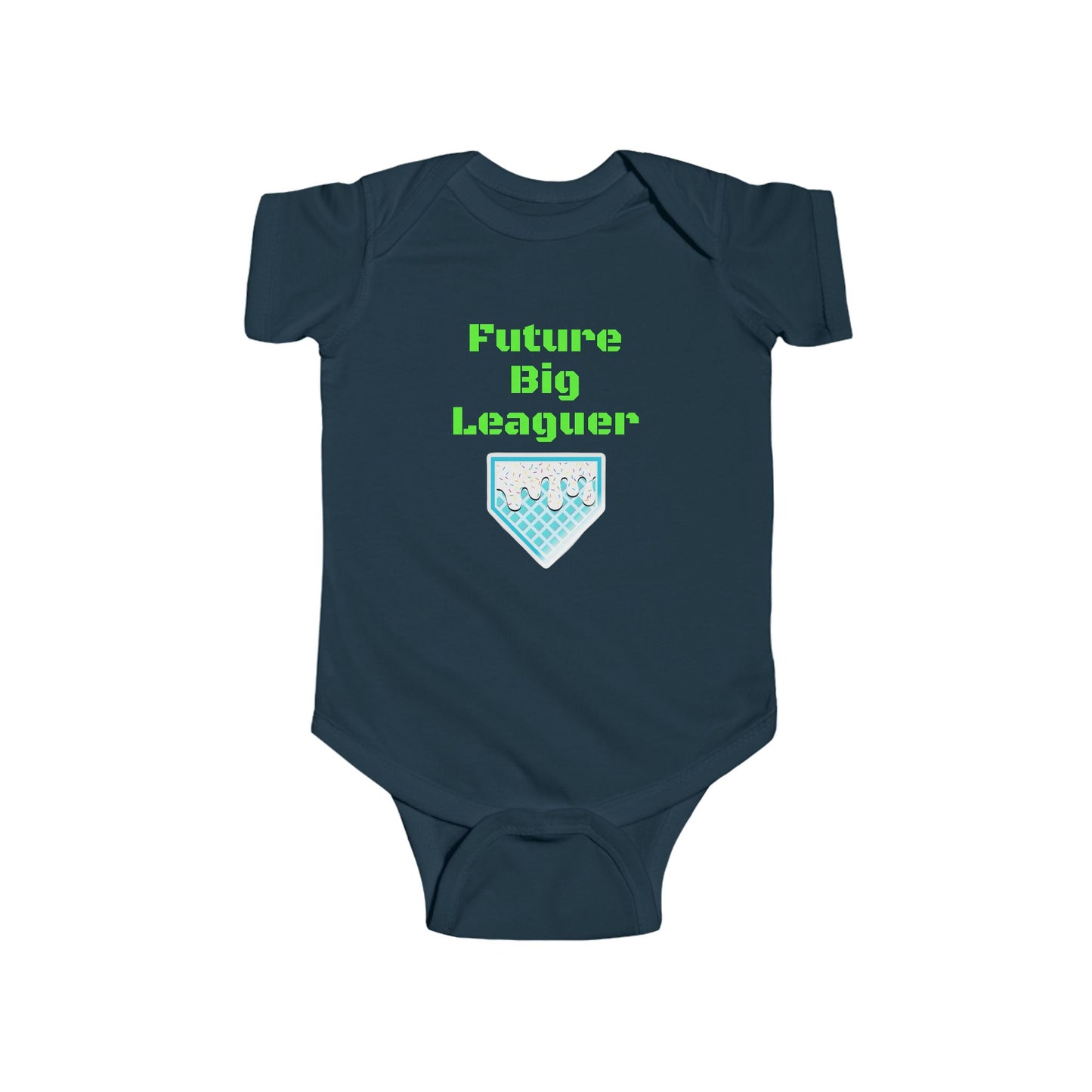 Baby Bodysuit - Future Big Leaguer, Infant Gift, Baby Shower, Newborn Clothes, Team Spirit Outfit, Playful Fashion