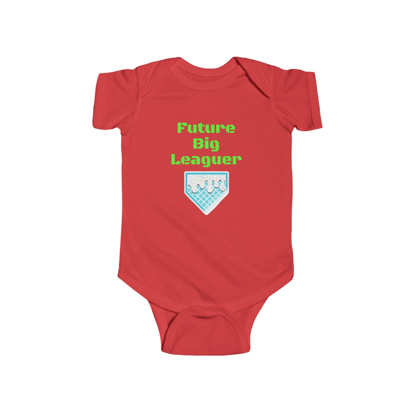 Baby Bodysuit - Future Big Leaguer, Infant Gift, Baby Shower, Newborn Clothes, Team Spirit Outfit, Playful Fashion