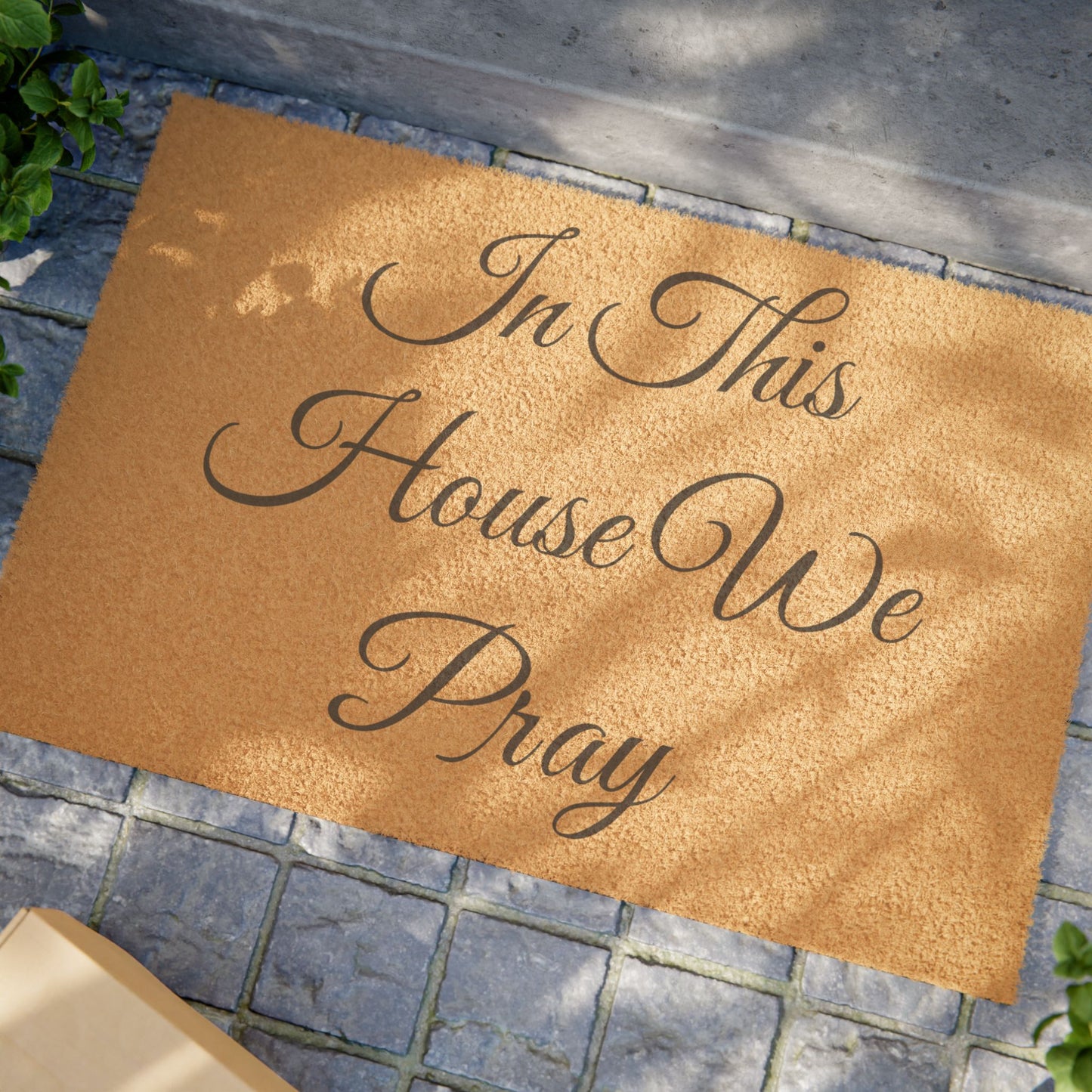 Prayer Doormat - Welcome Mat, Housewarming Gift, Religious Decor, Home Blessing, Christian Home Entryway