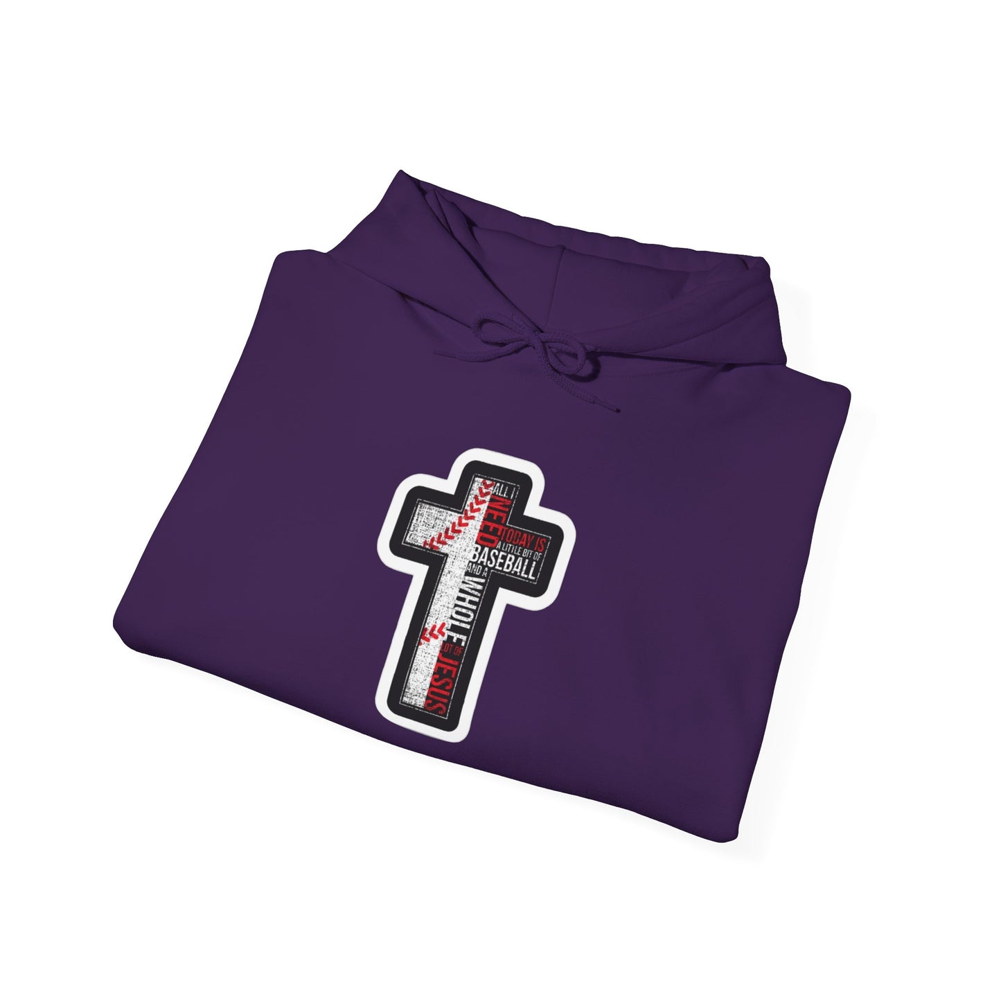 Christian Cross Sweatshirt | Comfortable Religious Apparel | Unisex Hoodie for Faith, Worship, Gifts, and Everyday Wear