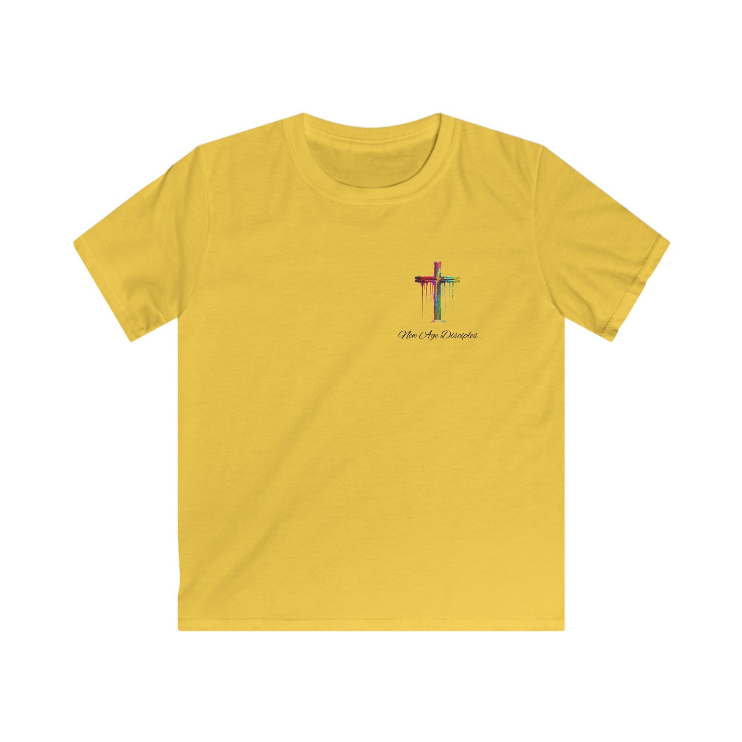Colorful Kids Softstyle Tee - Trendy Wear for Boys & Girls, Perfect for Summer Fun, Birthday Gifts, Family Gatherings, Church Events