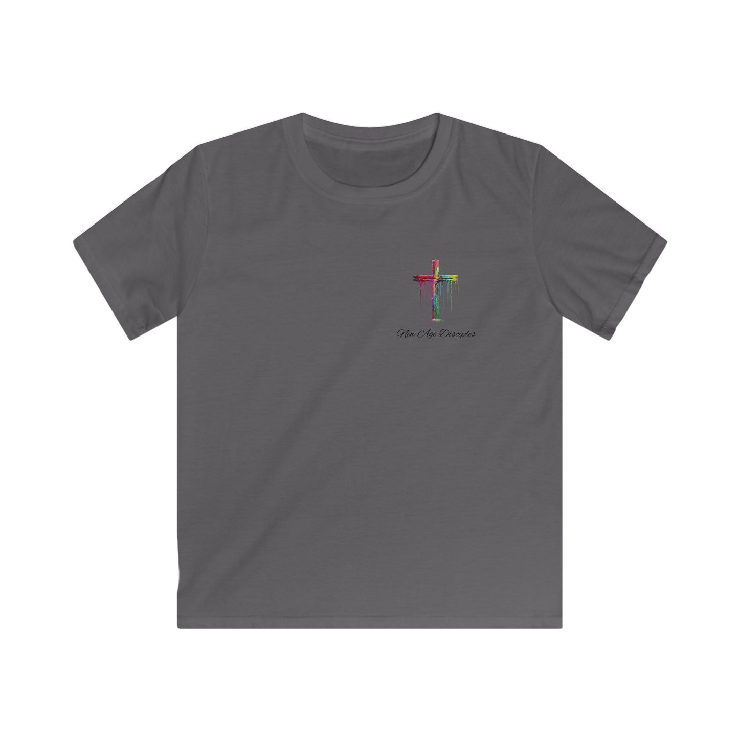 Colorful Kids Softstyle Tee - Trendy Wear for Boys & Girls, Perfect for Summer Fun, Birthday Gifts, Family Gatherings, Church Events