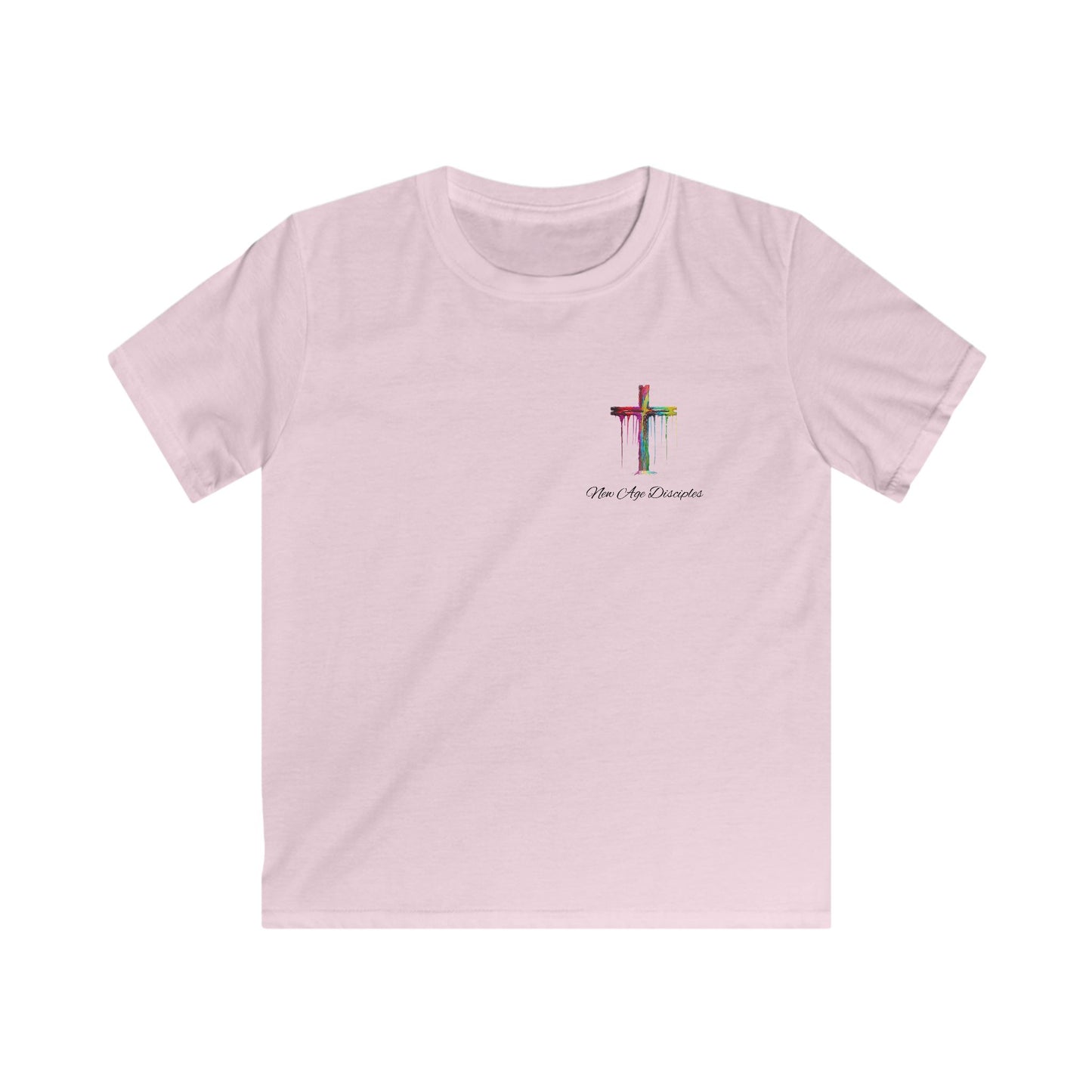Colorful Kids Softstyle Tee - Trendy Wear for Boys & Girls, Perfect for Summer Fun, Birthday Gifts, Family Gatherings, Church Events
