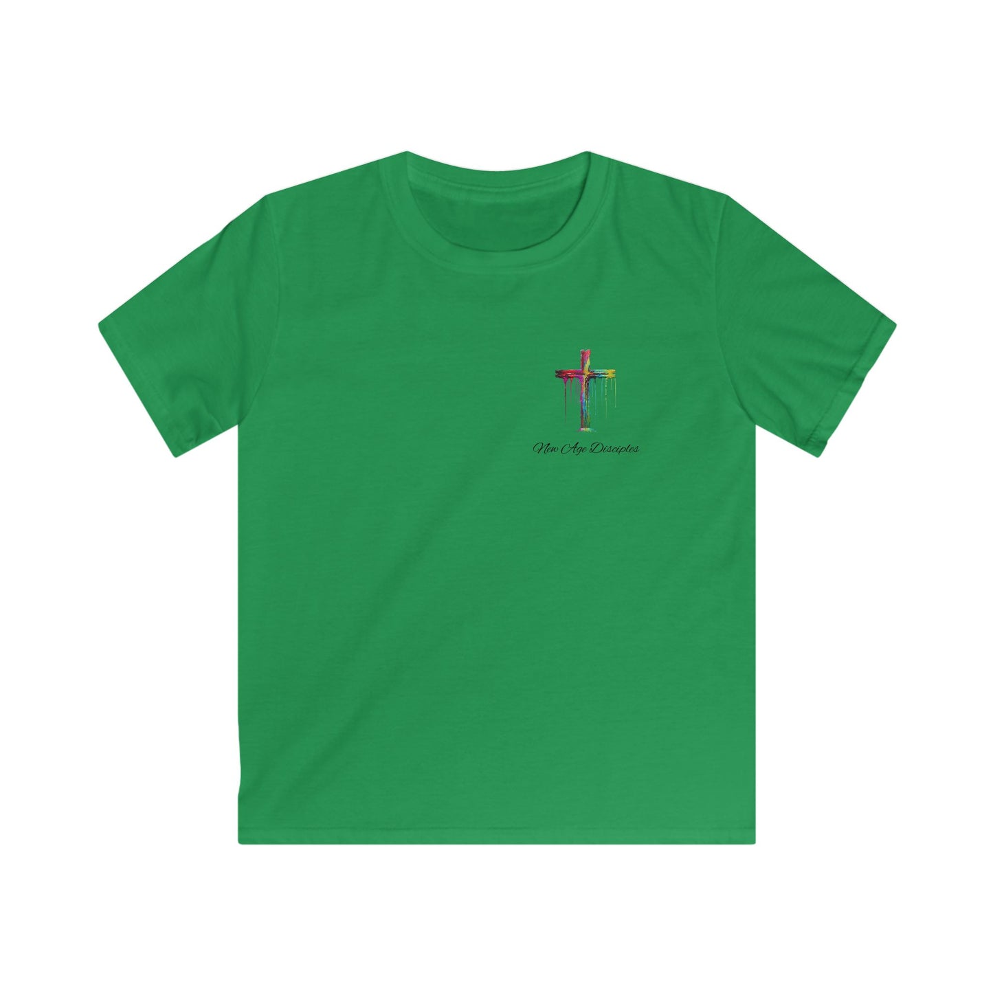 Colorful Kids Softstyle Tee - Trendy Wear for Boys & Girls, Perfect for Summer Fun, Birthday Gifts, Family Gatherings, Church Events