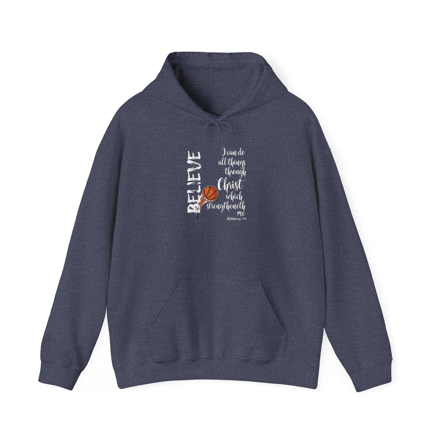 Inspirational Hooded Sweatshirt: Believe in Yourself, Unisex Sweatshirt, Motivational Apparel, Gift for Encouragement, Cozy Hoodie