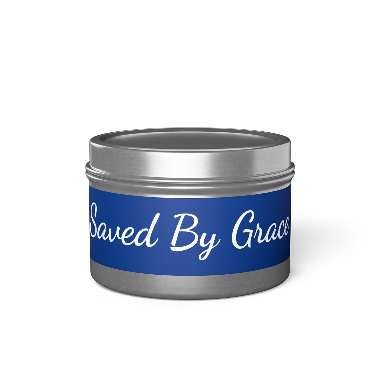 Tranquil Tin Candles – Saved By Grace, Relaxation Gifts, Home Fragrance, Self-Care Treats, Spiritual Wellness, Inspirational Decor