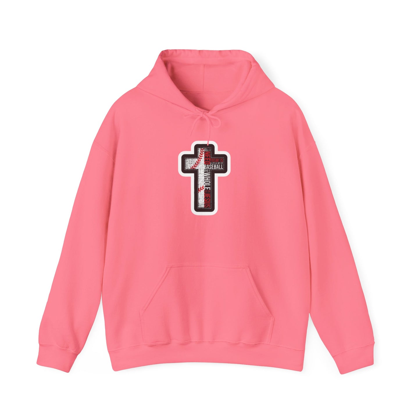 Christian Cross Sweatshirt | Comfortable Religious Apparel | Unisex Hoodie for Faith, Worship, Gifts, and Everyday Wear