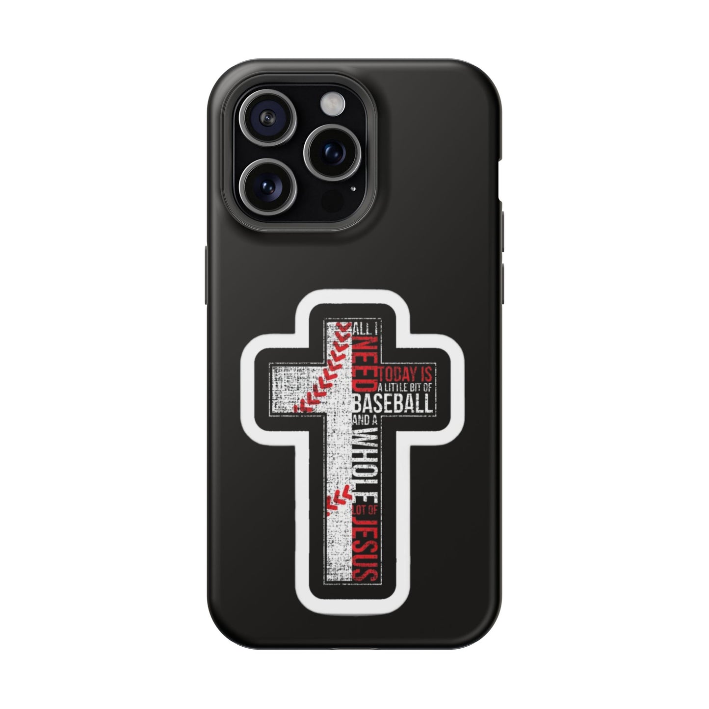 Baseball-themed Phone Case, Religious Cell Phone Cover, Impact-Resistant Case for Sports Lovers, Christian Gifts, Durable Mobile Accessory