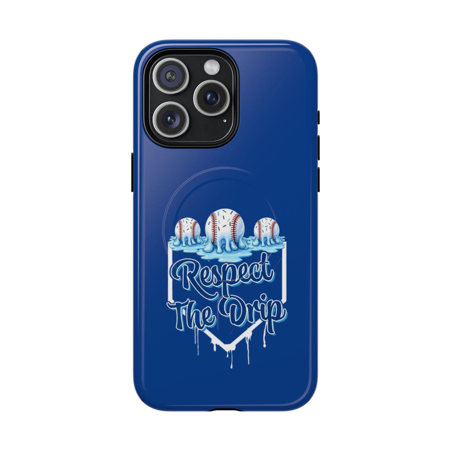 Tough Magnetic Phone Case - "Respect The Drip" Design, Stylish Protection, Gift for Phone Lovers, Cool Tech Accessory, Unique Birthday Gift