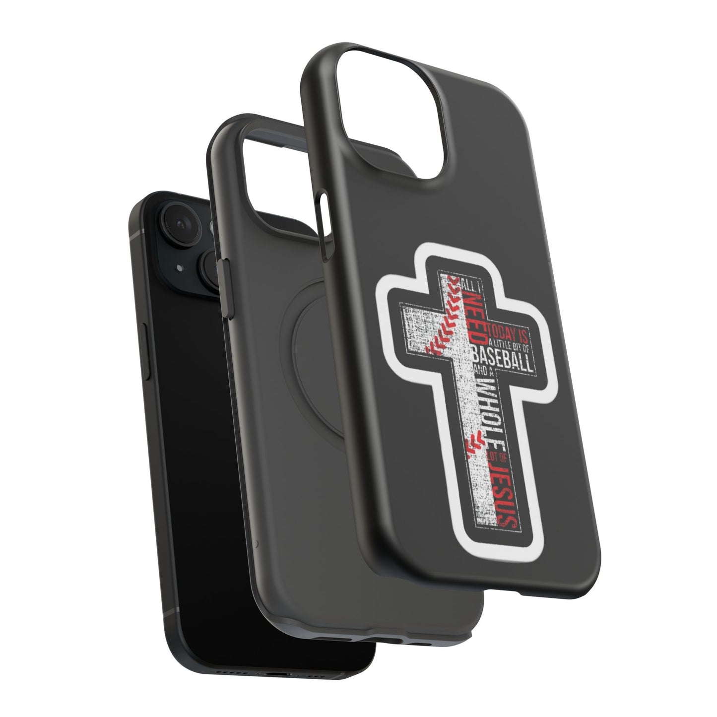 Baseball-themed Phone Case, Religious Cell Phone Cover, Impact-Resistant Case for Sports Lovers, Christian Gifts, Durable Mobile Accessory