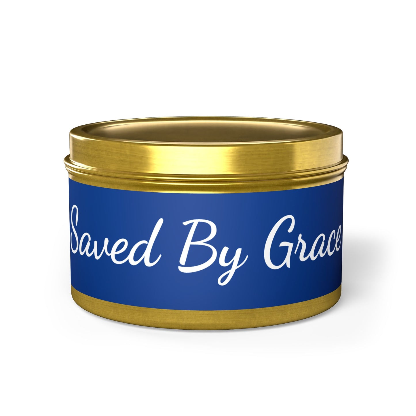 Tranquil Tin Candles – Saved By Grace, Relaxation Gifts, Home Fragrance, Self-Care Treats, Spiritual Wellness, Inspirational Decor