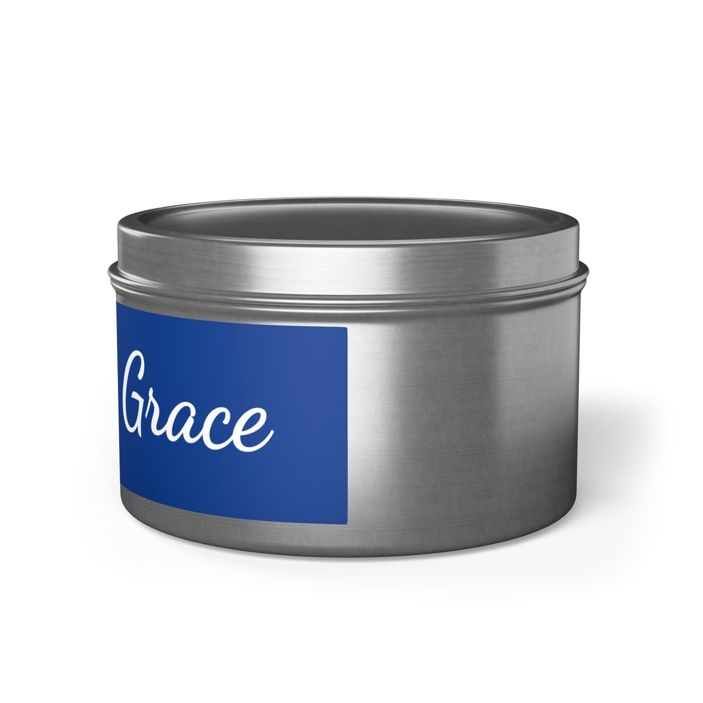 Tranquil Tin Candles – Saved By Grace, Relaxation Gifts, Home Fragrance, Self-Care Treats, Spiritual Wellness, Inspirational Decor