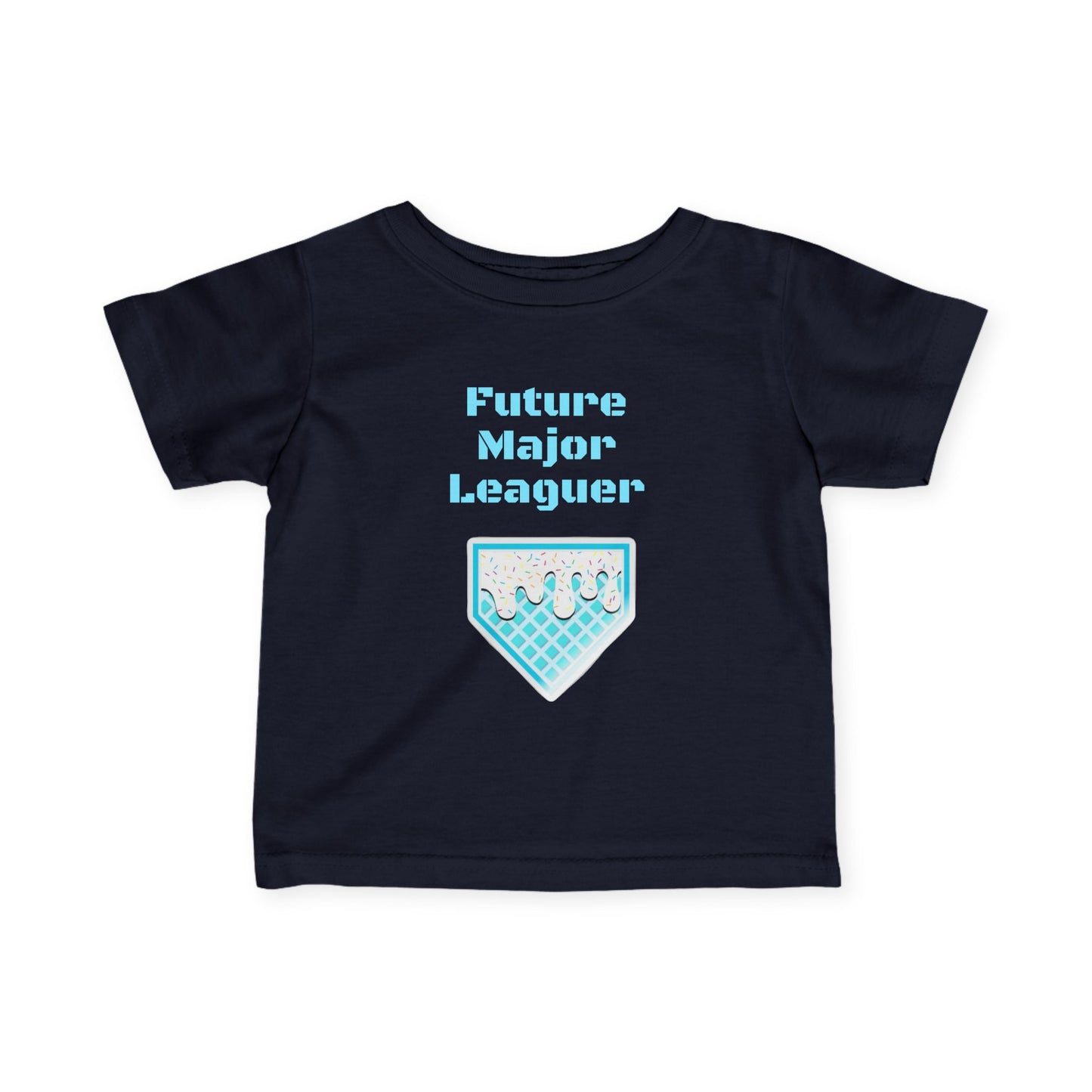 Future Major Leaguer Infant Tee - Adorable Baby Shirt, Gift for Sports Fans, Baby Shower, Little Athlete, Toddler Casual Wear