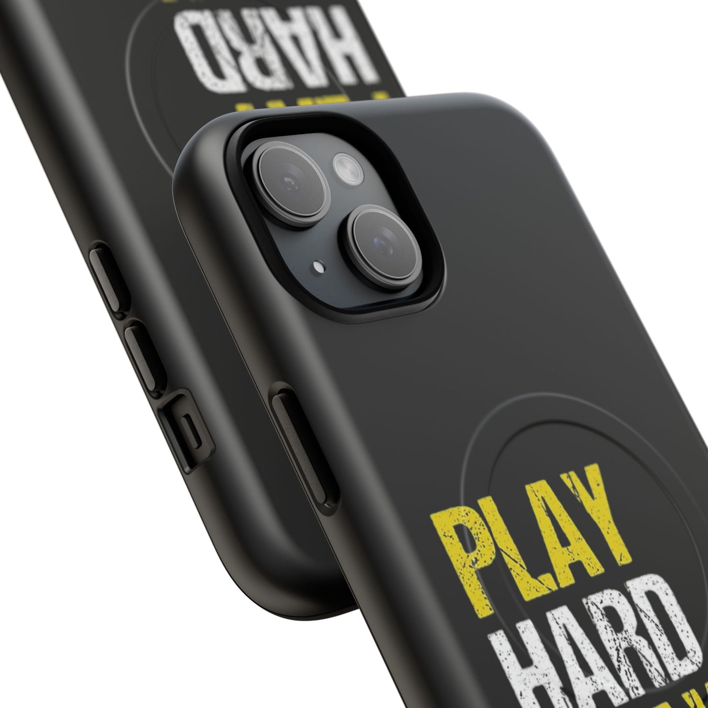 Tough Magnetic Phone Case, Play Hard Pray Harder, Durable Protection, Gifts for Gamers, Sports Enthusiasts, Everyday Use