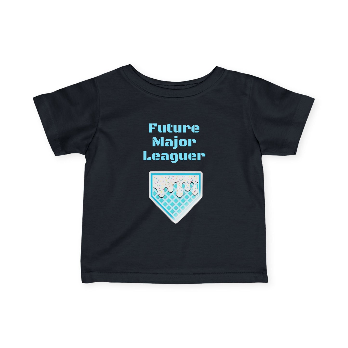 Future Major Leaguer Infant Tee - Adorable Baby Shirt, Gift for Sports Fans, Baby Shower, Little Athlete, Toddler Casual Wear
